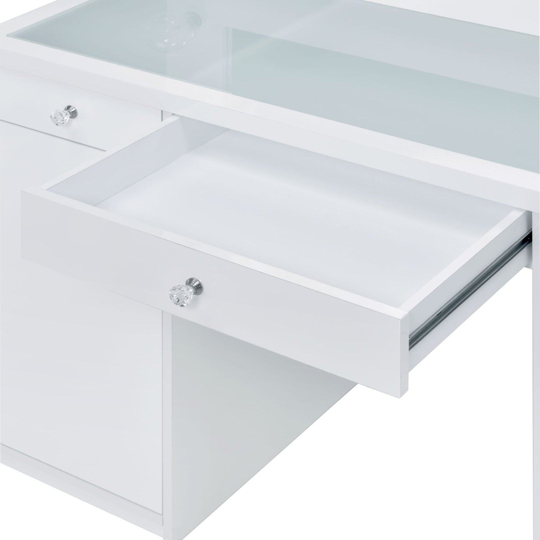 Amia Complete Dressing Table with Lightbulbs - Tampa Furniture Outlet