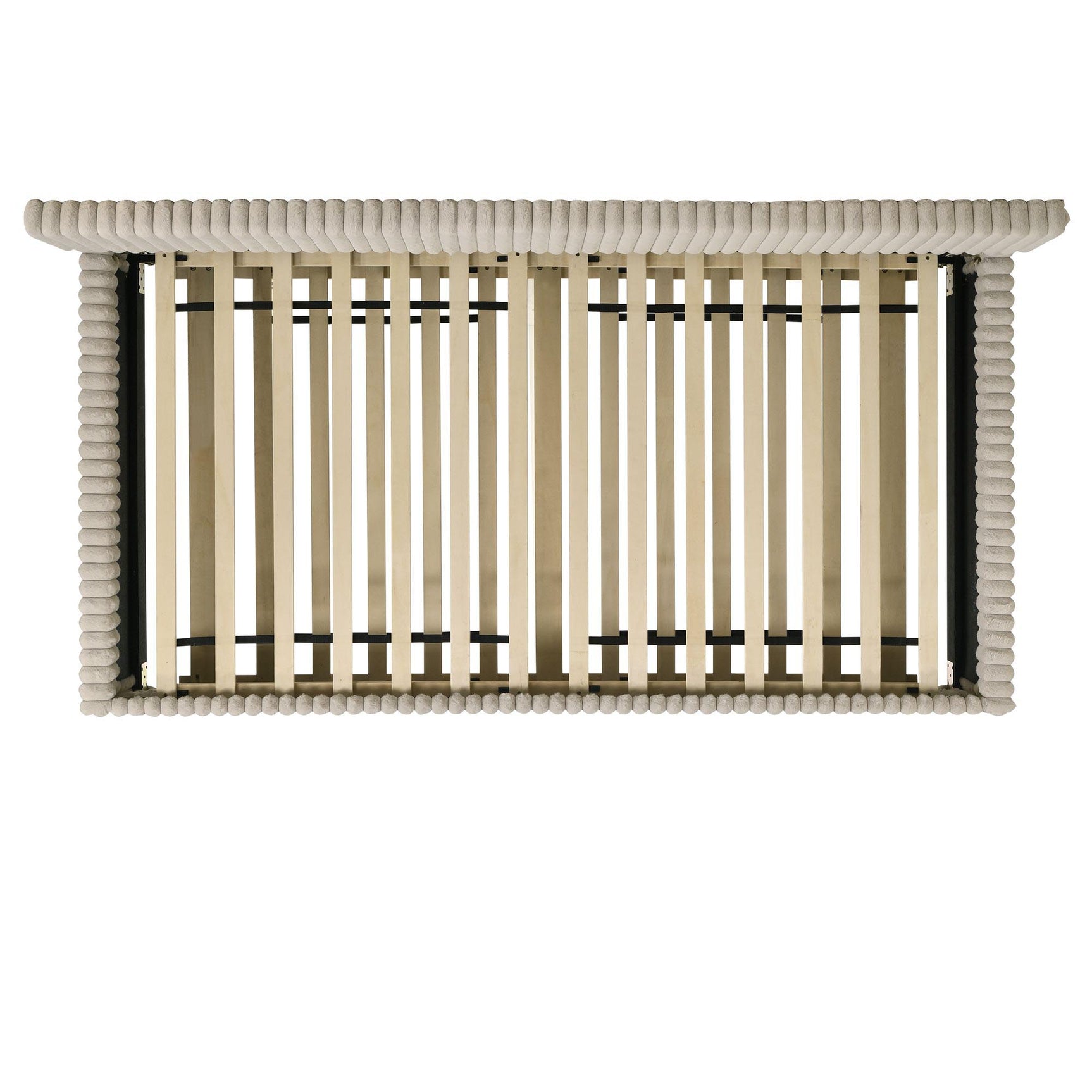 Arden Twin Daybed with Trundle in Corduroy Beige