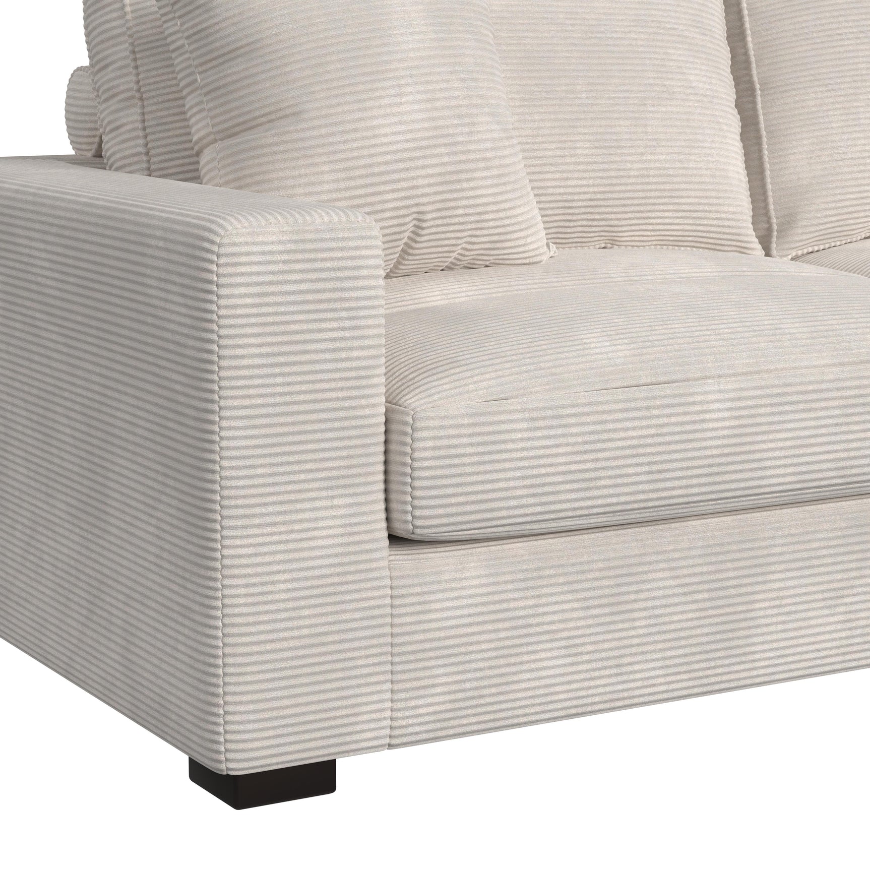 Arizona Modular LHF Armchair with 1 pillow 20" in Steno Beige