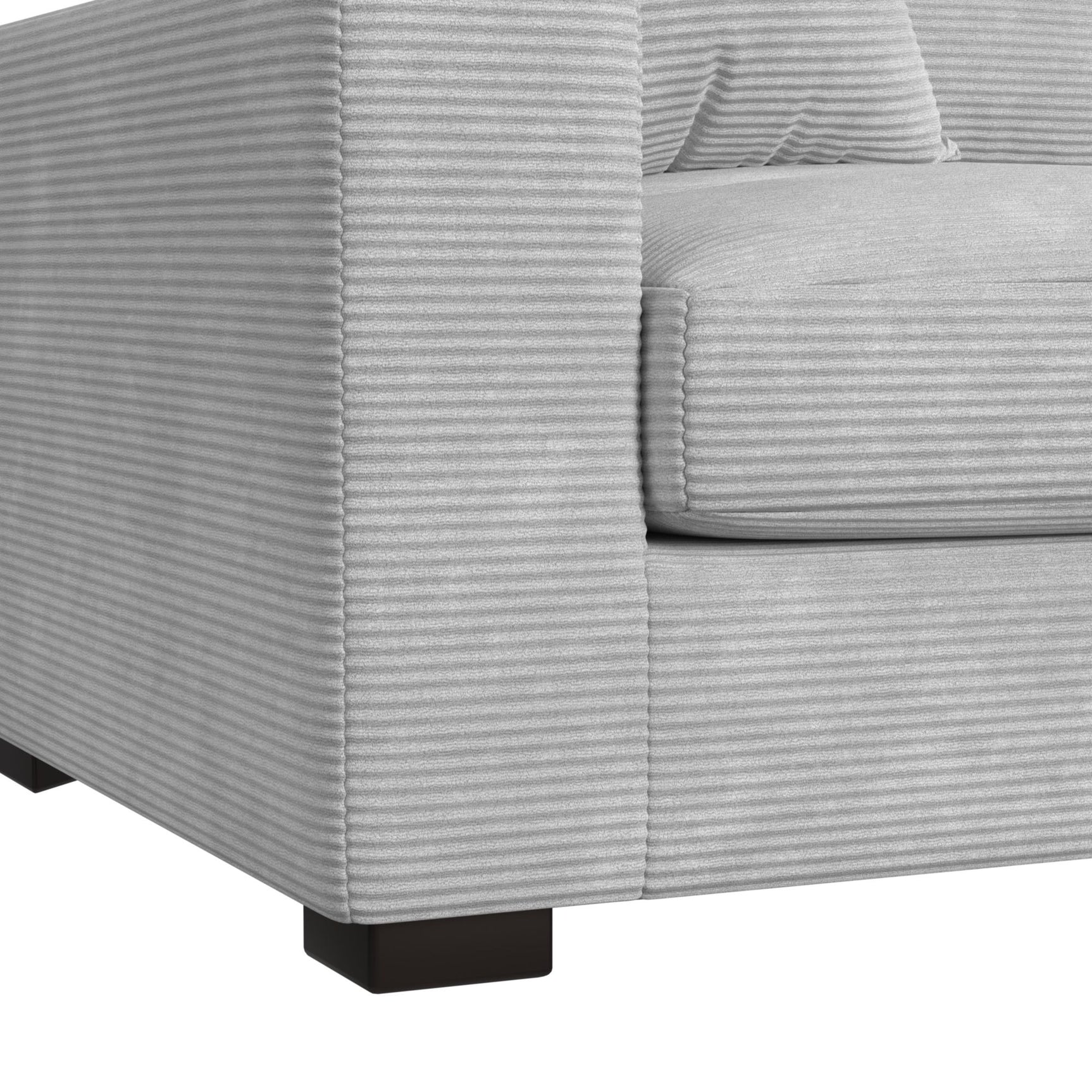 Arizona Modular LHF Armchair with 1 pillow 20" in Steno Stone