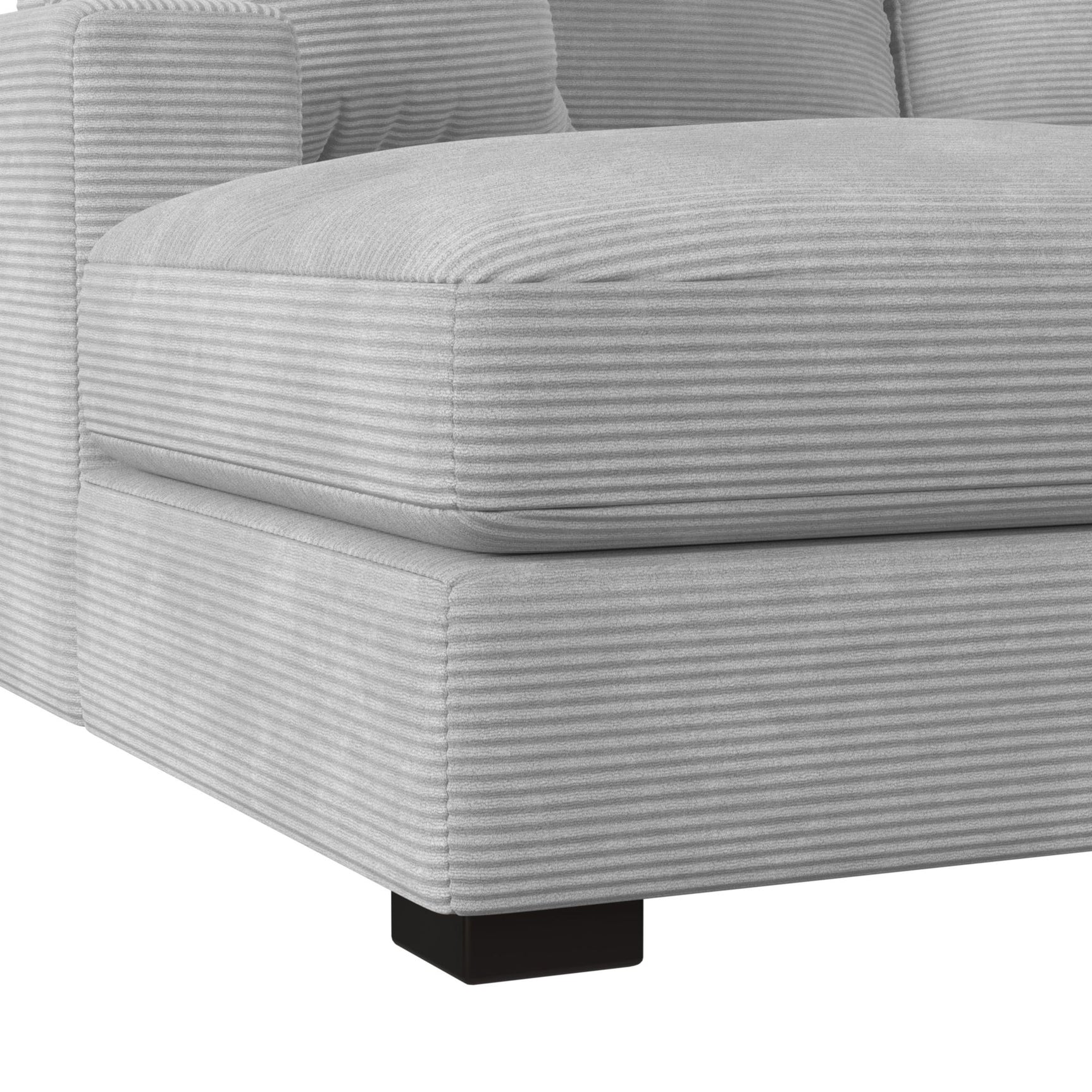 Arizona Modular LHF Chaise with 1 pillow 20" in Steno Stone - Tampa Furniture Outlet