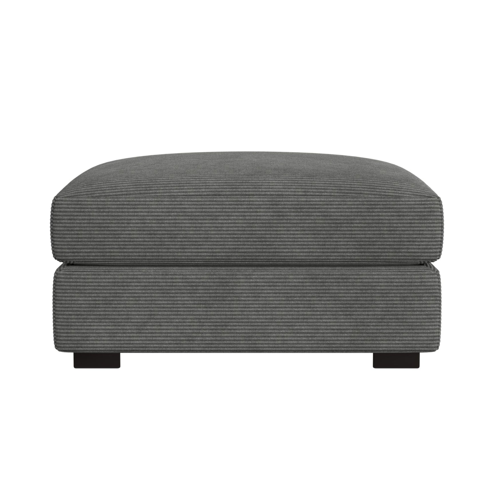 Arizona Modular Ottoman in Steno Charcoal - Tampa Furniture Outlet