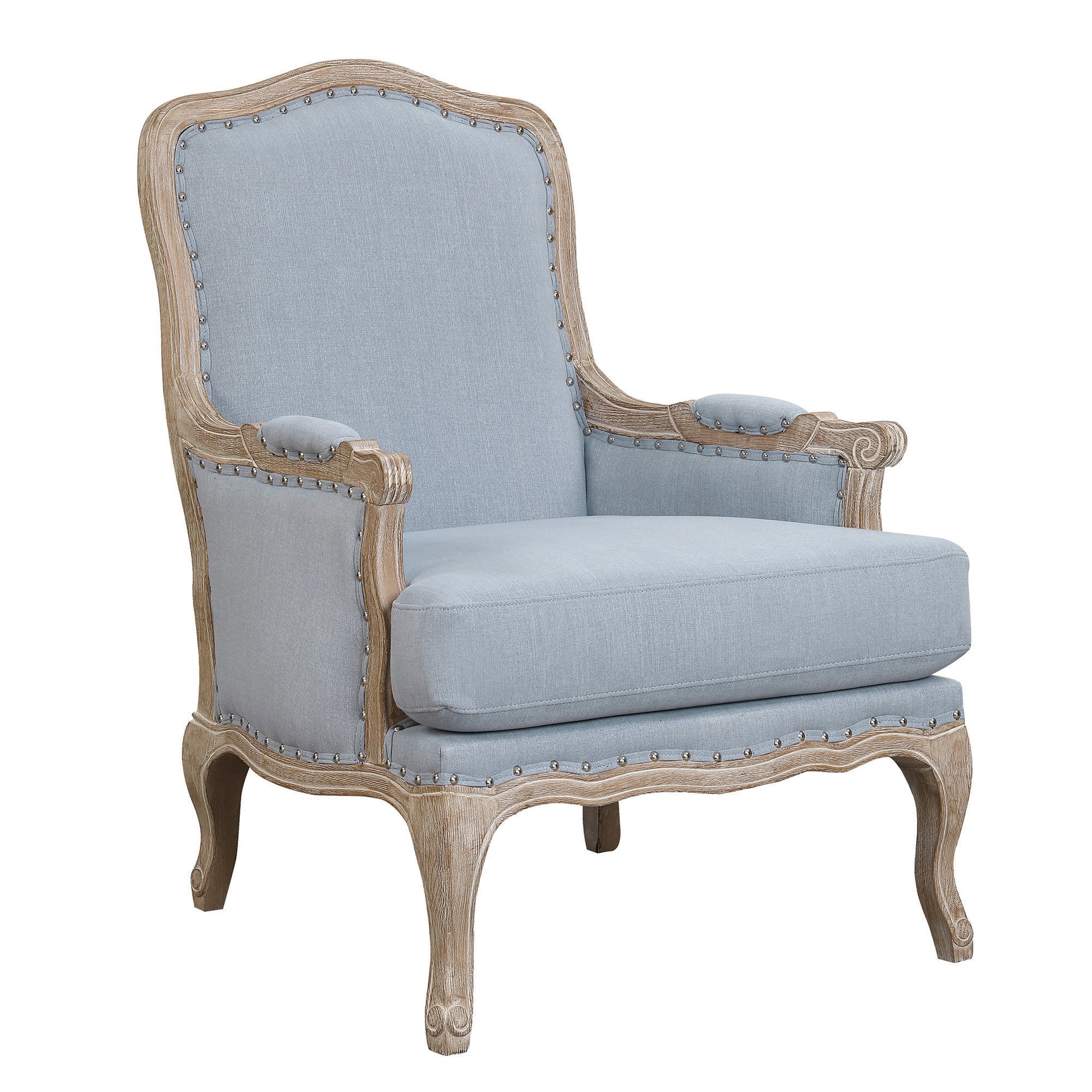 Artesia 1725 ARM Chair Midtown Light Blue STA3 packaging - Tampa Furniture Outlet