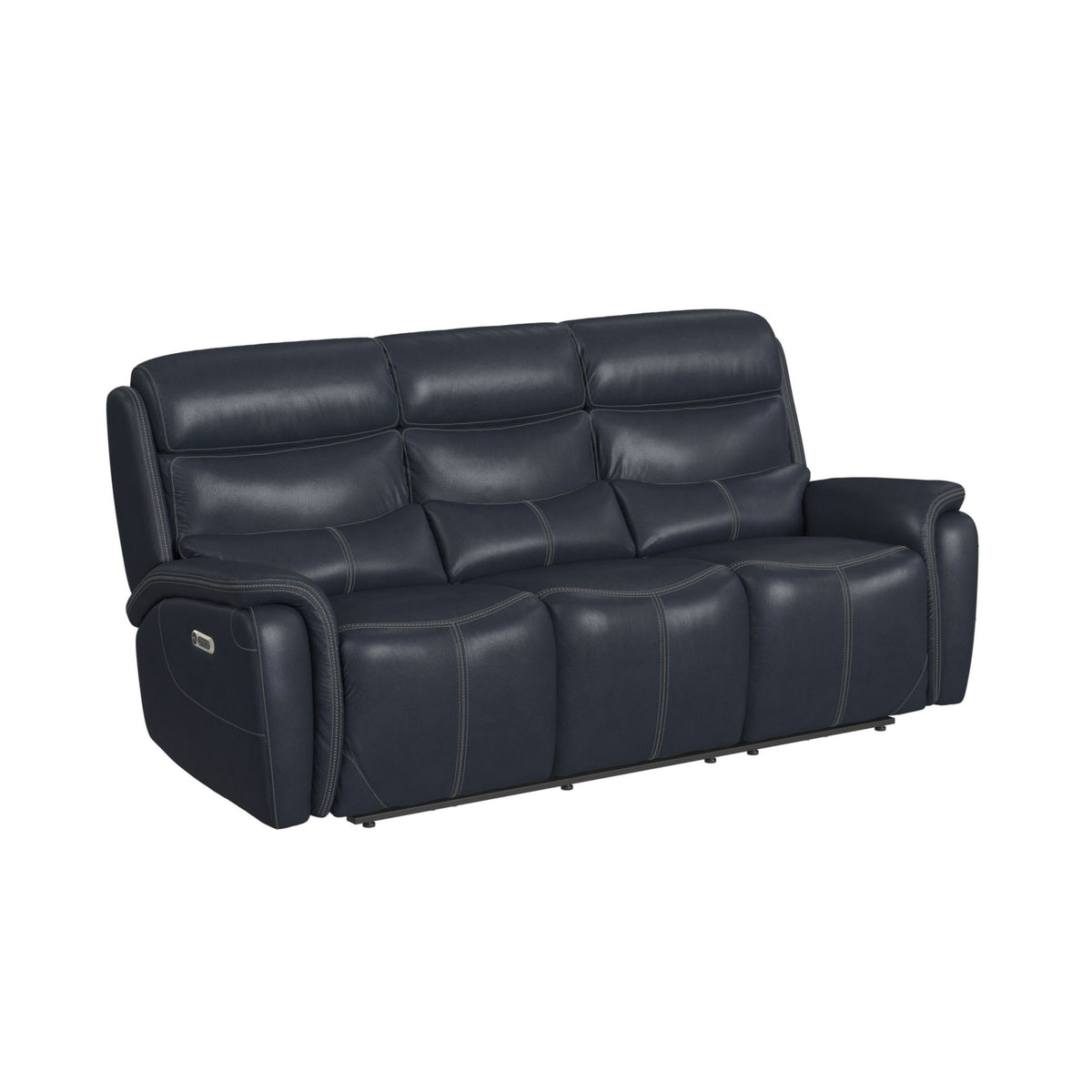 Aruba Power Motion Sofa with Power Headrest in Pebble Navy