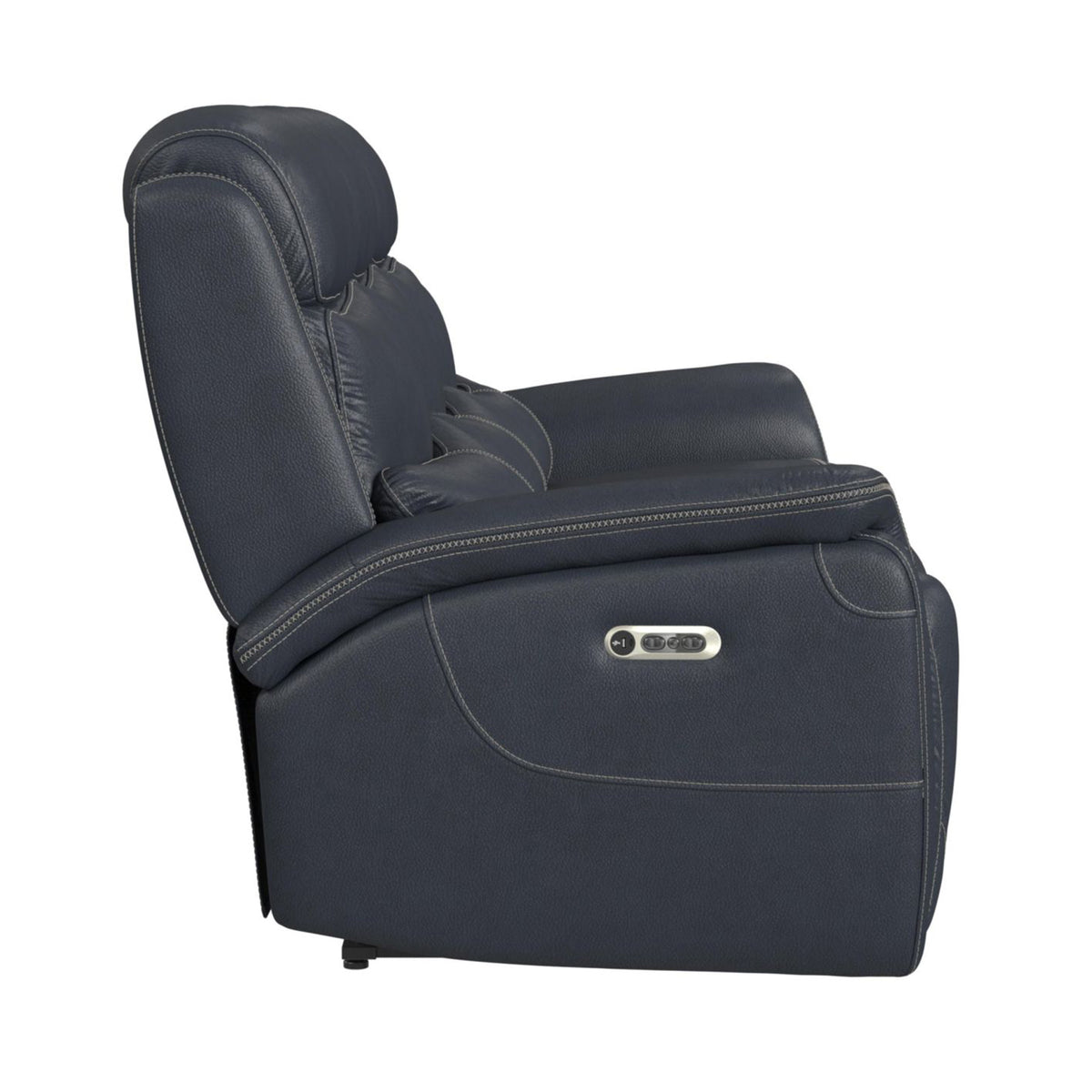 Aruba Power Motion Sofa with Power Headrest in Pebble Navy