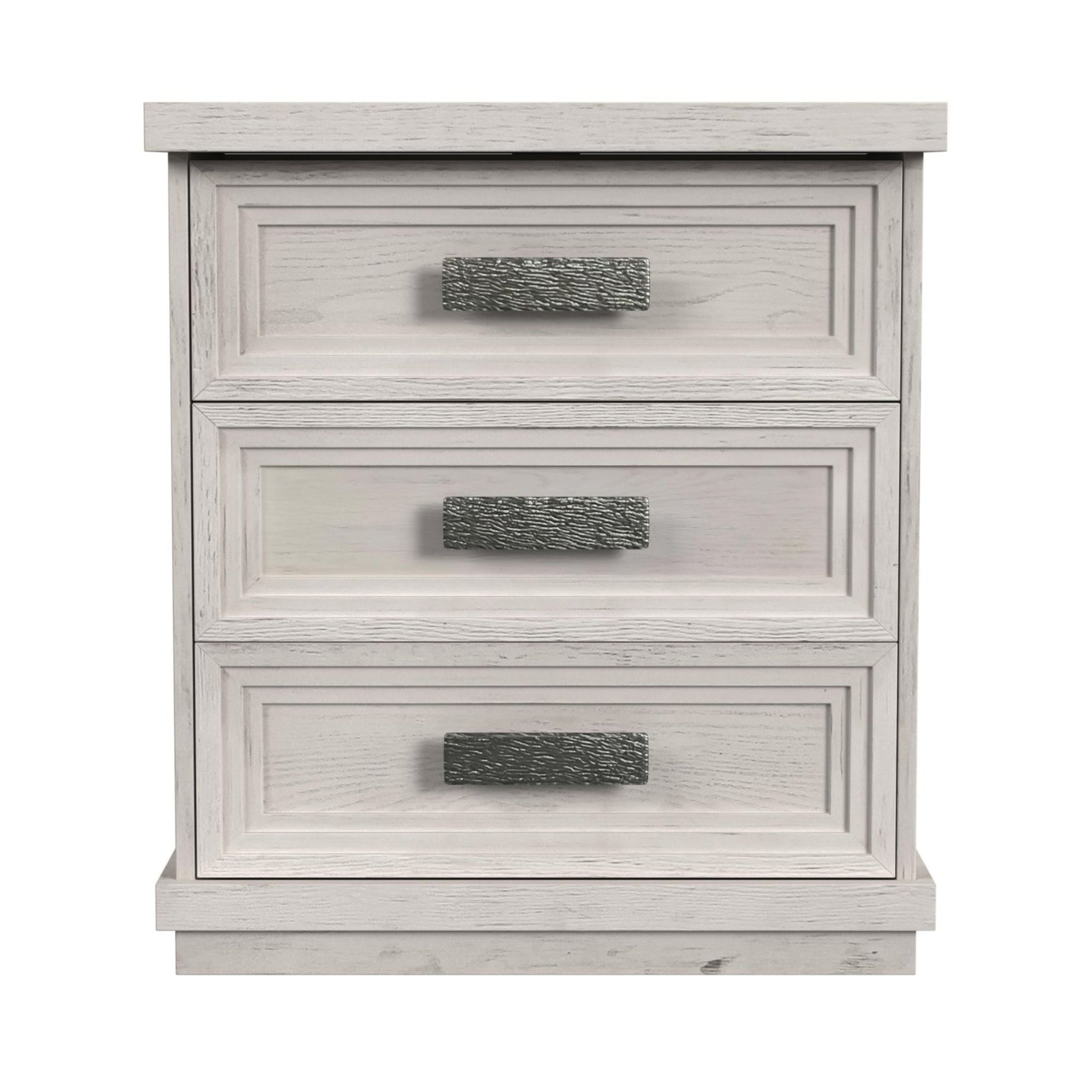 Avalanche 3-Drawer Nightstand with USB in Antique White