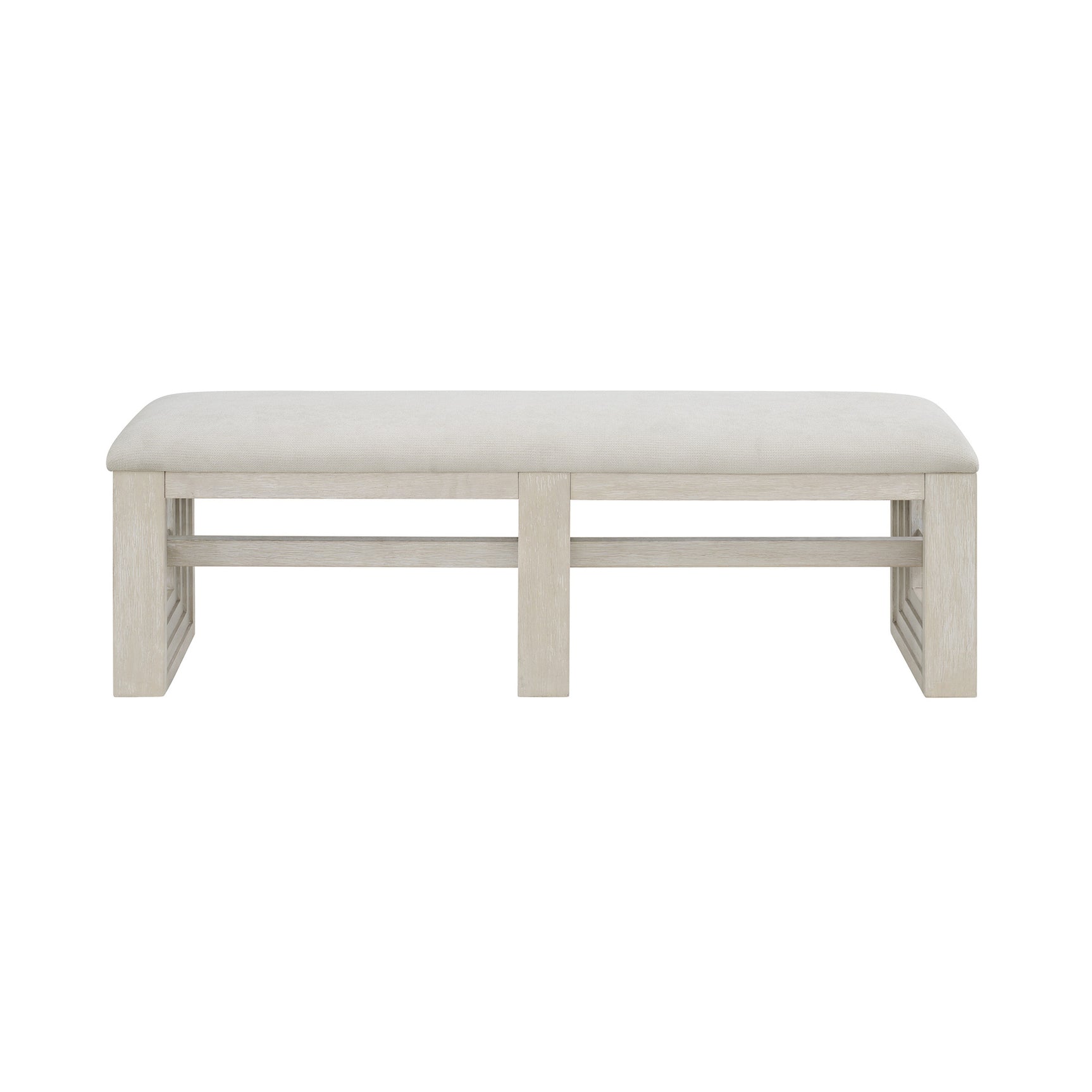 Avalanche Dining Bench in Antique White