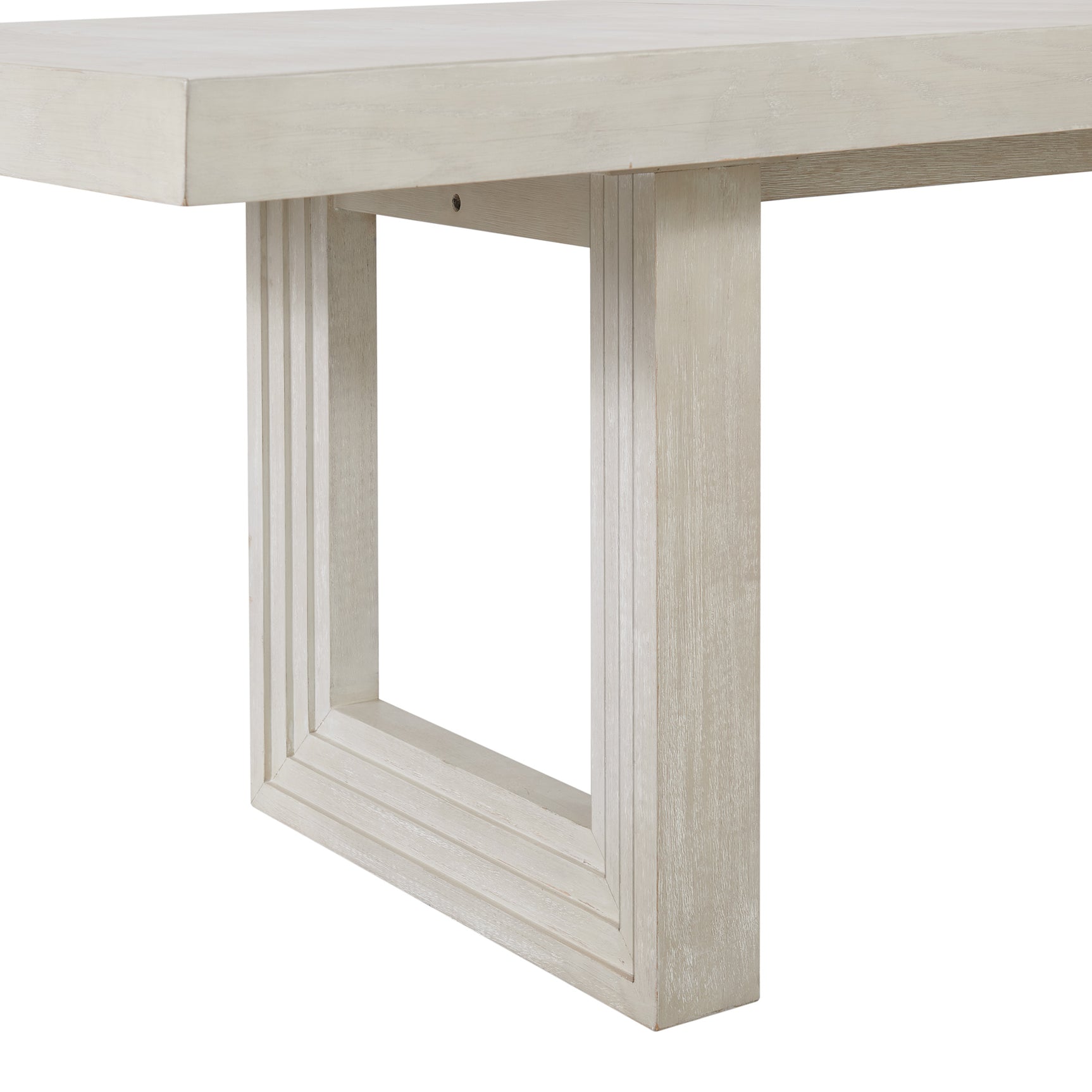 Avalanche Rectangular Dining Table with 18" Leaf in Antique White - Tampa Furniture Outlet