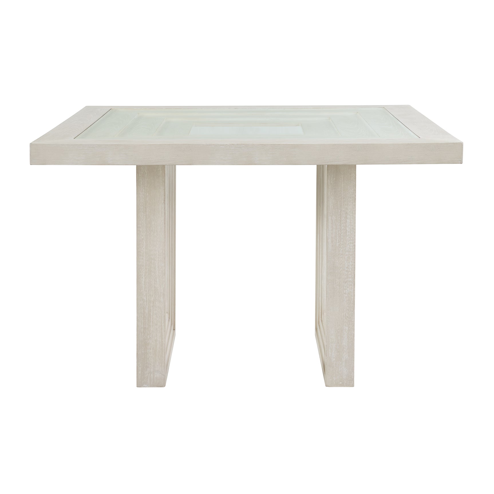 Avalanche Square Counter Table in Antique White - Tampa Furniture Outlet