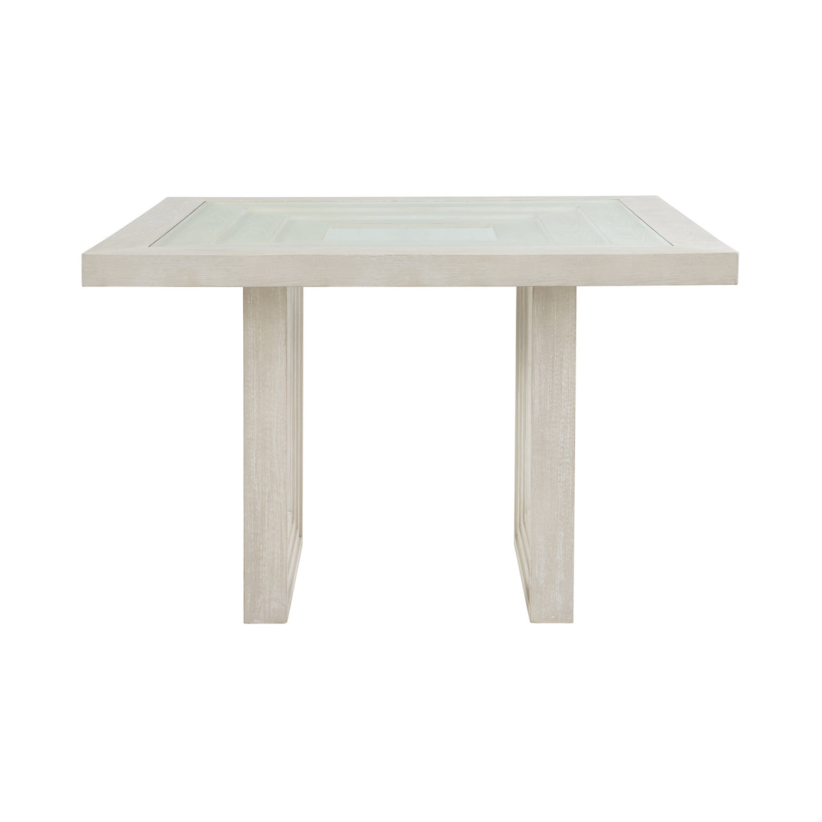 Avalanche Square Counter Table in Antique White