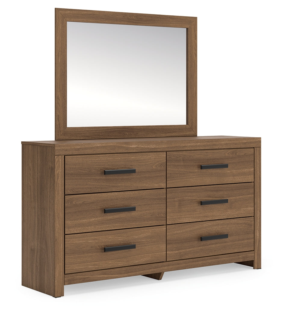 Tampa Furniture Outlet - Ashley Furniture - Broachmyn Bedroom - Dresser and Mirror / Auburn - PCB1116B1