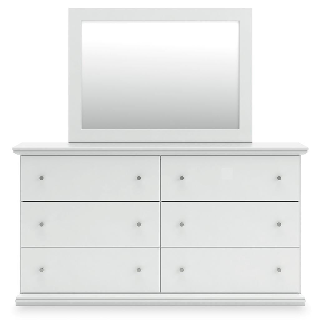 Bostwick Shoals Twin Panel Bed, Dresser, Mirror and Nightstand - Tampa Furniture Outlet