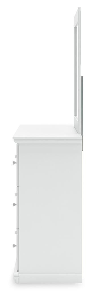 Bostwick Shoals Twin Panel Bed, Dresser, Mirror and Nightstand - Tampa Furniture Outlet