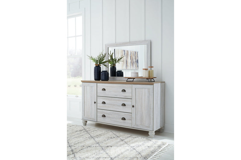 Haven Bay Dresser and Mirror - Tampa Furniture Outlet