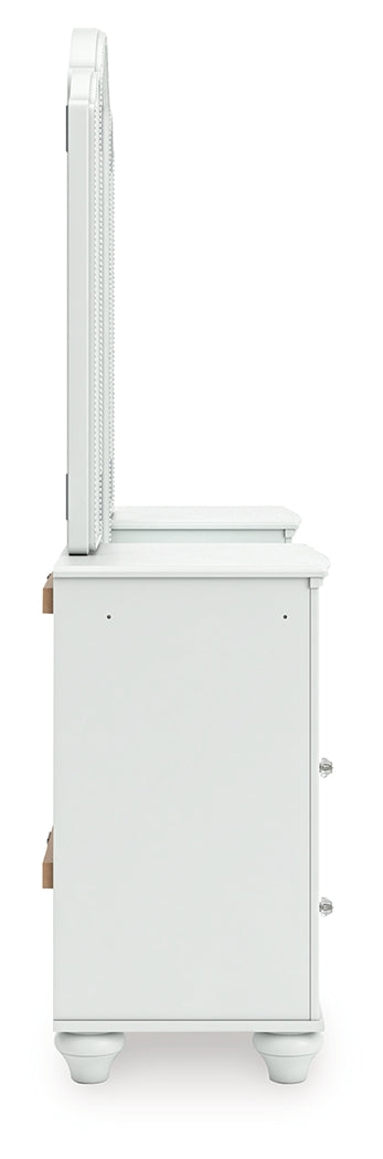 Kozlani Vanity with Mirror - Tampa Furniture Outlet