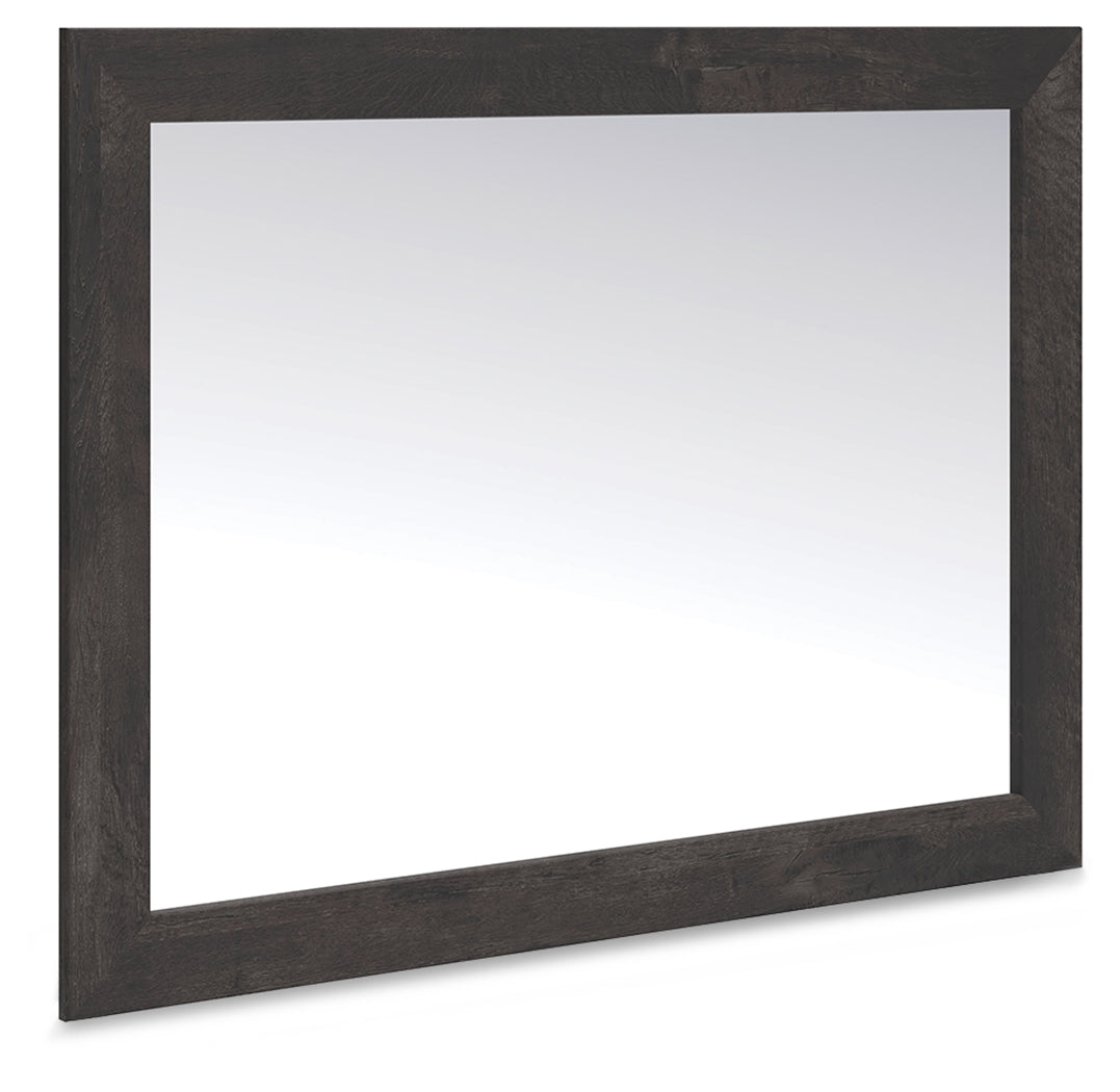 Tampa Furniture Outlet - Ashley Furniture - Hollivern Bedroom - Bedroom Mirror / Dark Gray - PCB2108-36