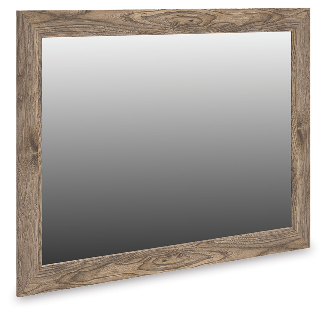 Tampa Furniture Outlet - Ashley Furniture - Rusticott Bedroom - Bedroom Mirror / Brown - PCB2260-36