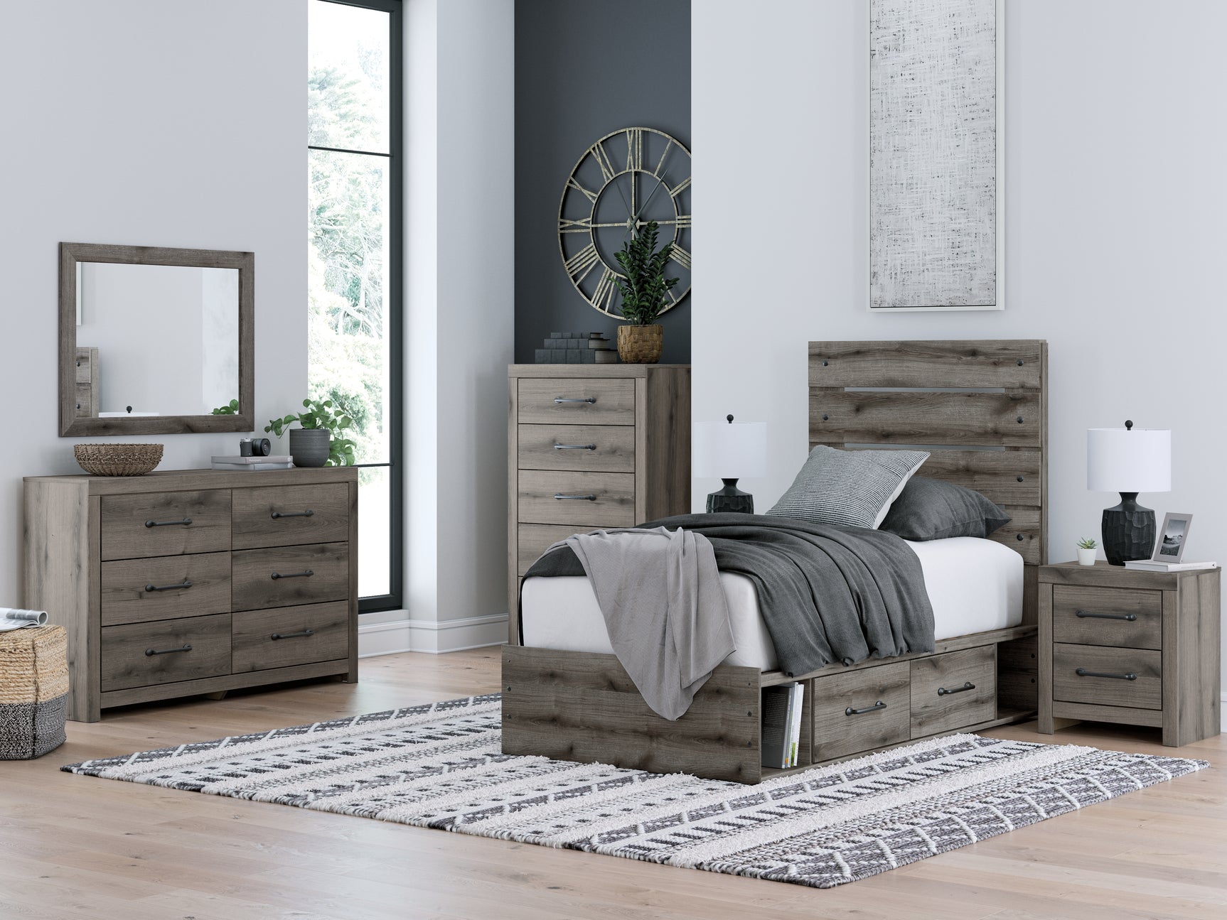 Graystorm Bedroom - Tampa Furniture Outlet