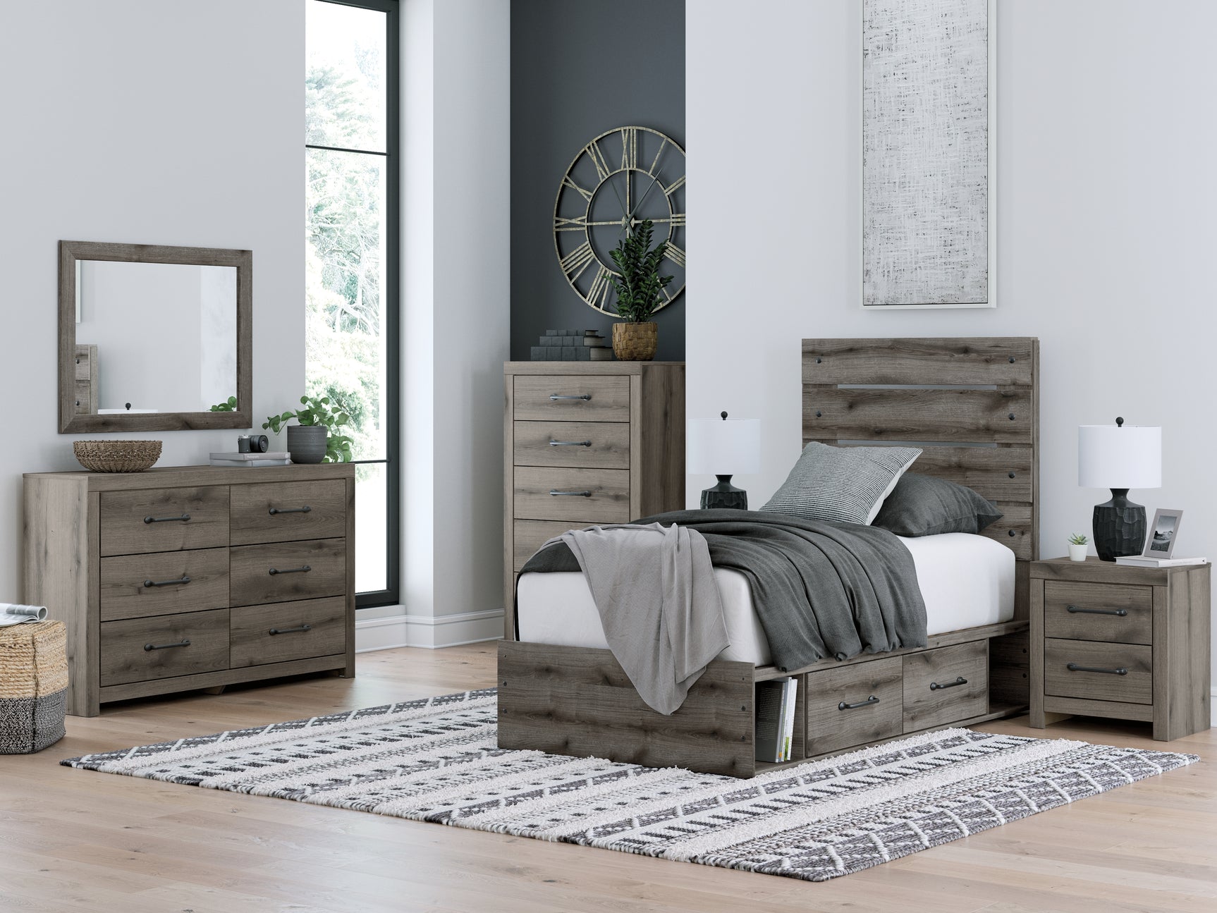 Graystorm Bedroom - Tampa Furniture Outlet