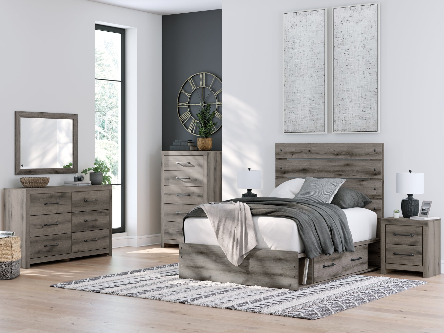 Graystorm Bedroom - Tampa Furniture Outlet