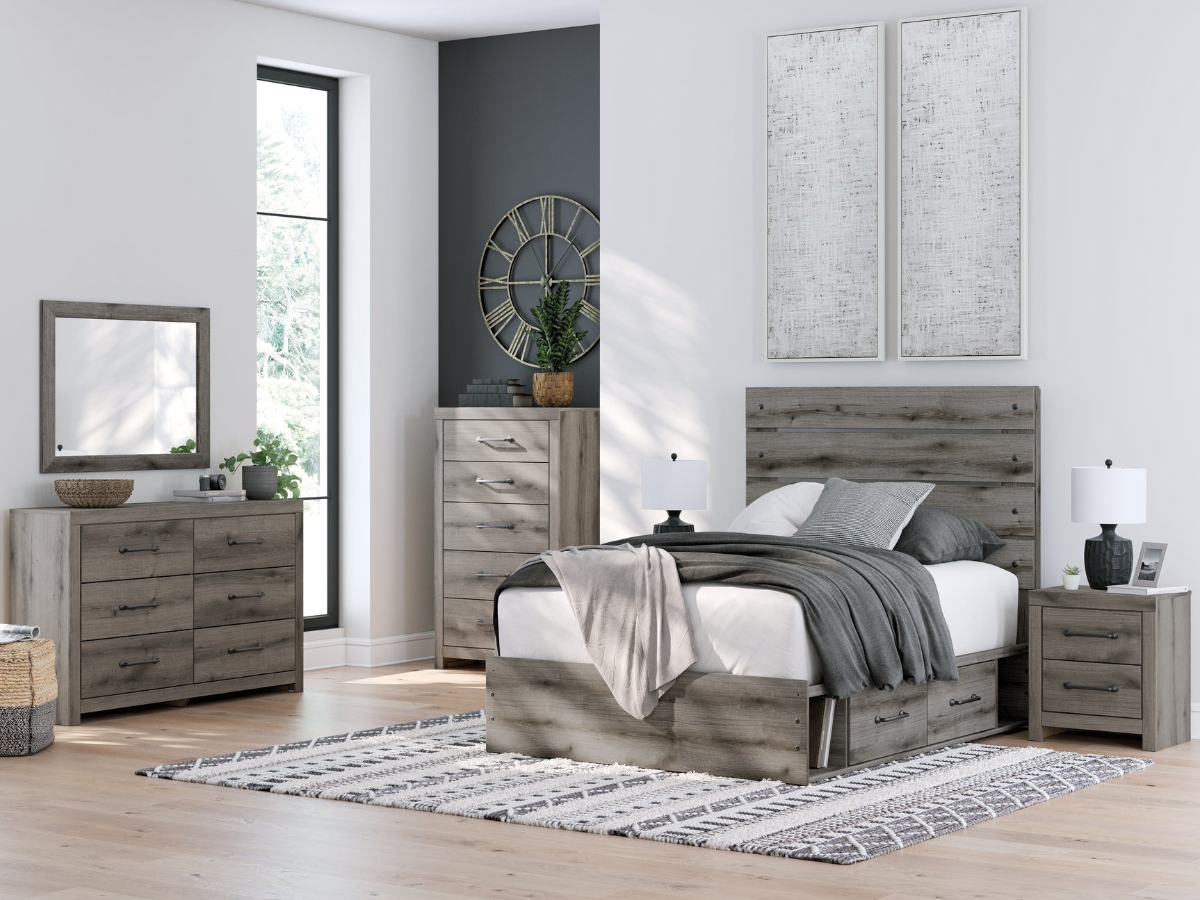 Graystorm Bedroom - Tampa Furniture Outlet