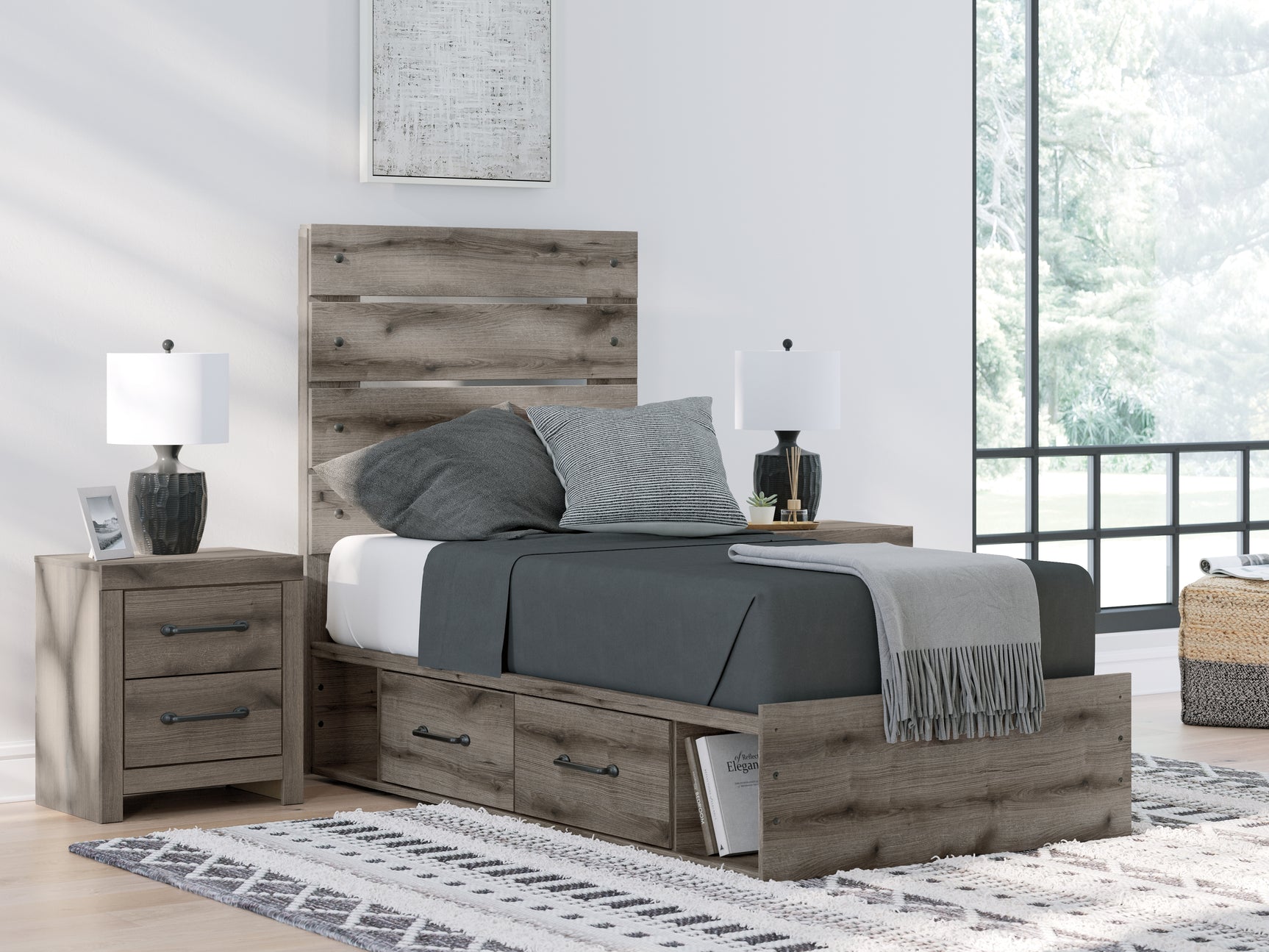 Graystorm Bedroom - Tampa Furniture Outlet