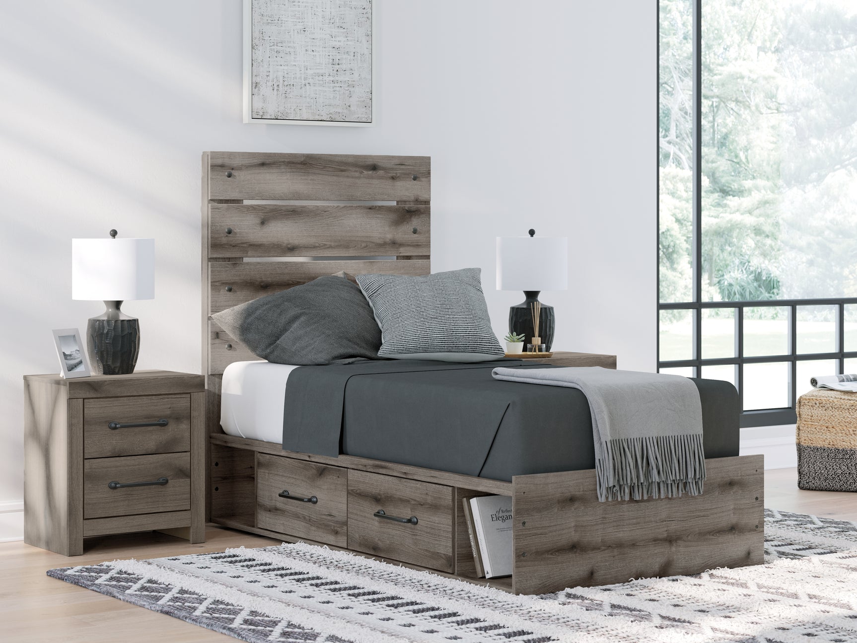 Graystorm Bedroom - Tampa Furniture Outlet
