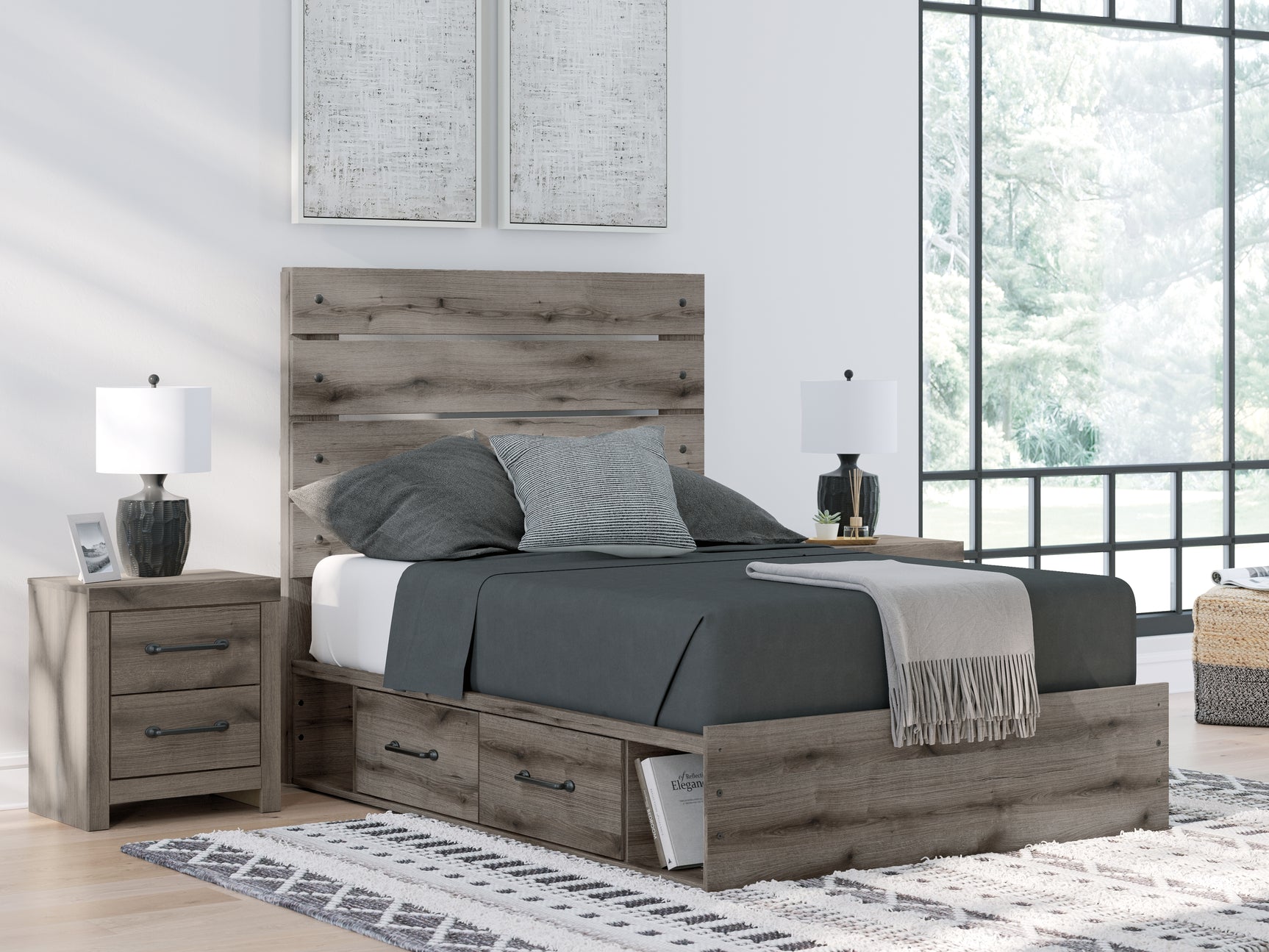 Graystorm Bedroom - Tampa Furniture Outlet