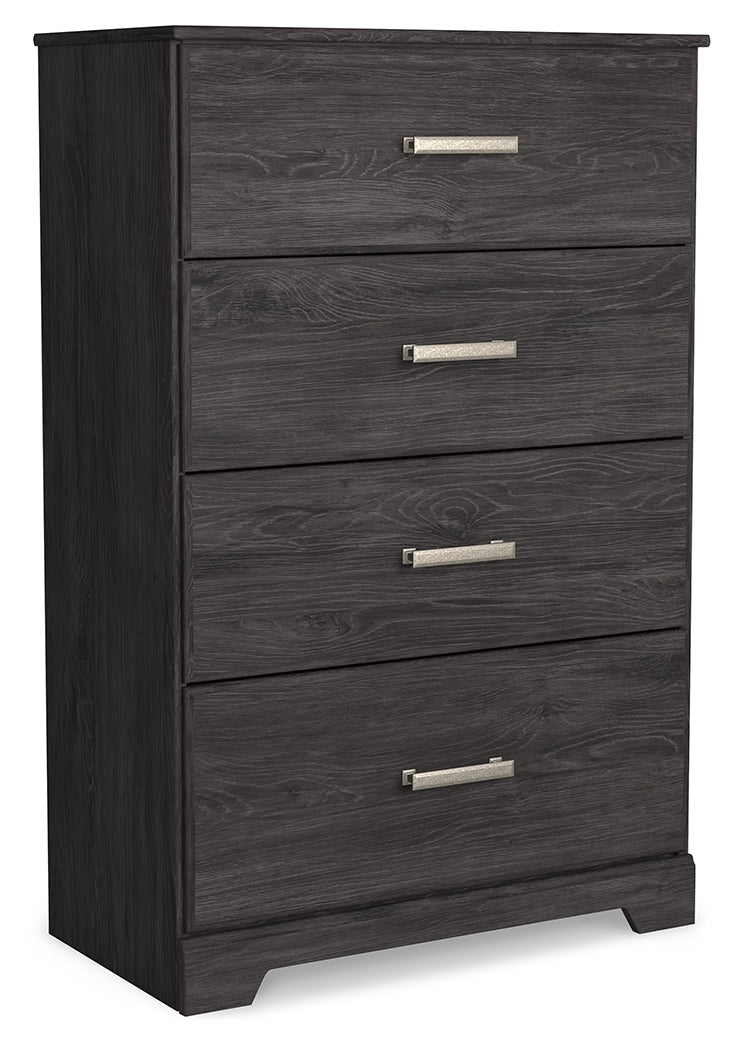 Belachime King Panel Bed, Dresser, Mirror, Chest and Nightstand - Tampa Furniture Outlet
