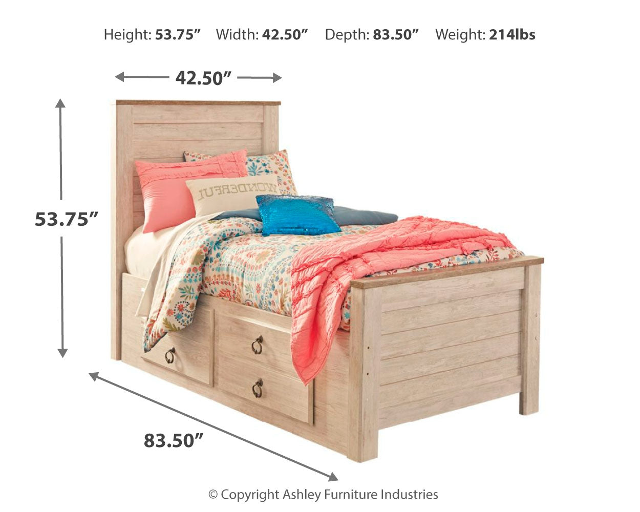 Willowton Bedroom - Tampa Furniture Outlet