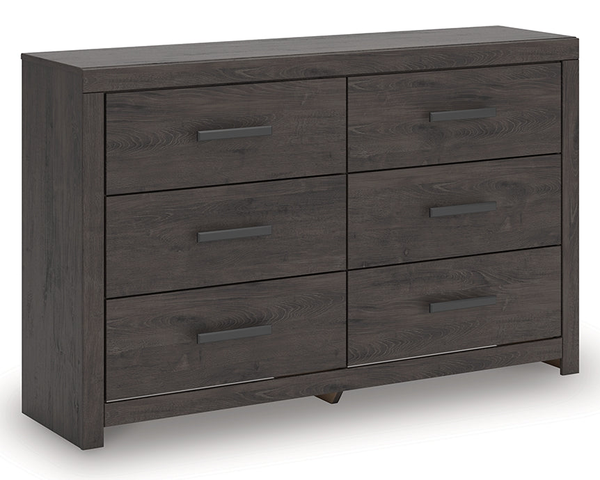 Prendonea King Panel Bed, Dresser and 2 Nightstands - Tampa Furniture Outlet