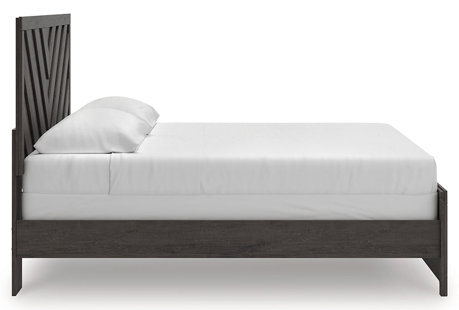Prendonea King Panel Bed, Dresser and 2 Nightstands - Tampa Furniture Outlet