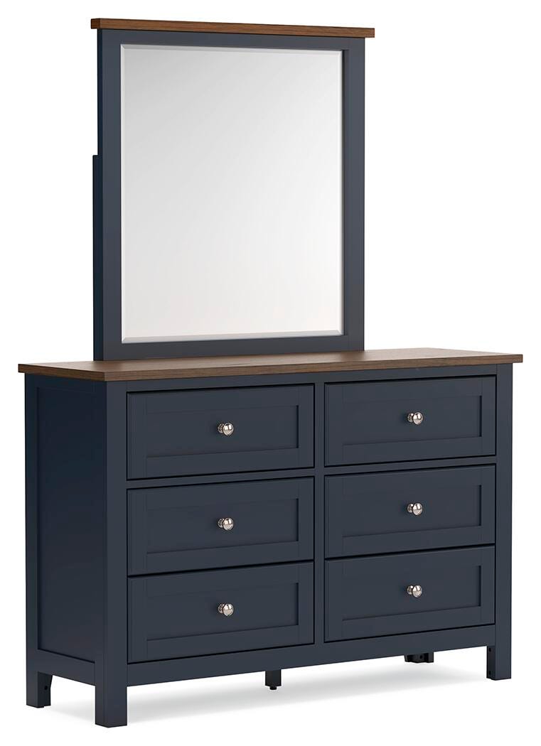 Landocken Queen Panel Bed, Dresser, Mirror and Nightstand - Tampa Furniture Outlet