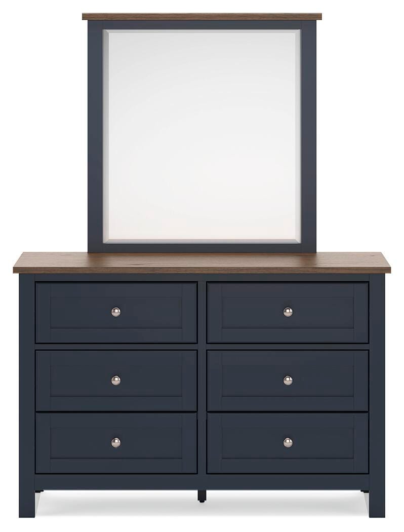 Landocken Queen Panel Bed, Dresser, Mirror and Nightstand - Tampa Furniture Outlet