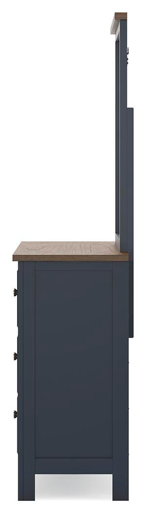 Landocken Queen Panel Bed, Dresser, Mirror and Nightstand - Tampa Furniture Outlet