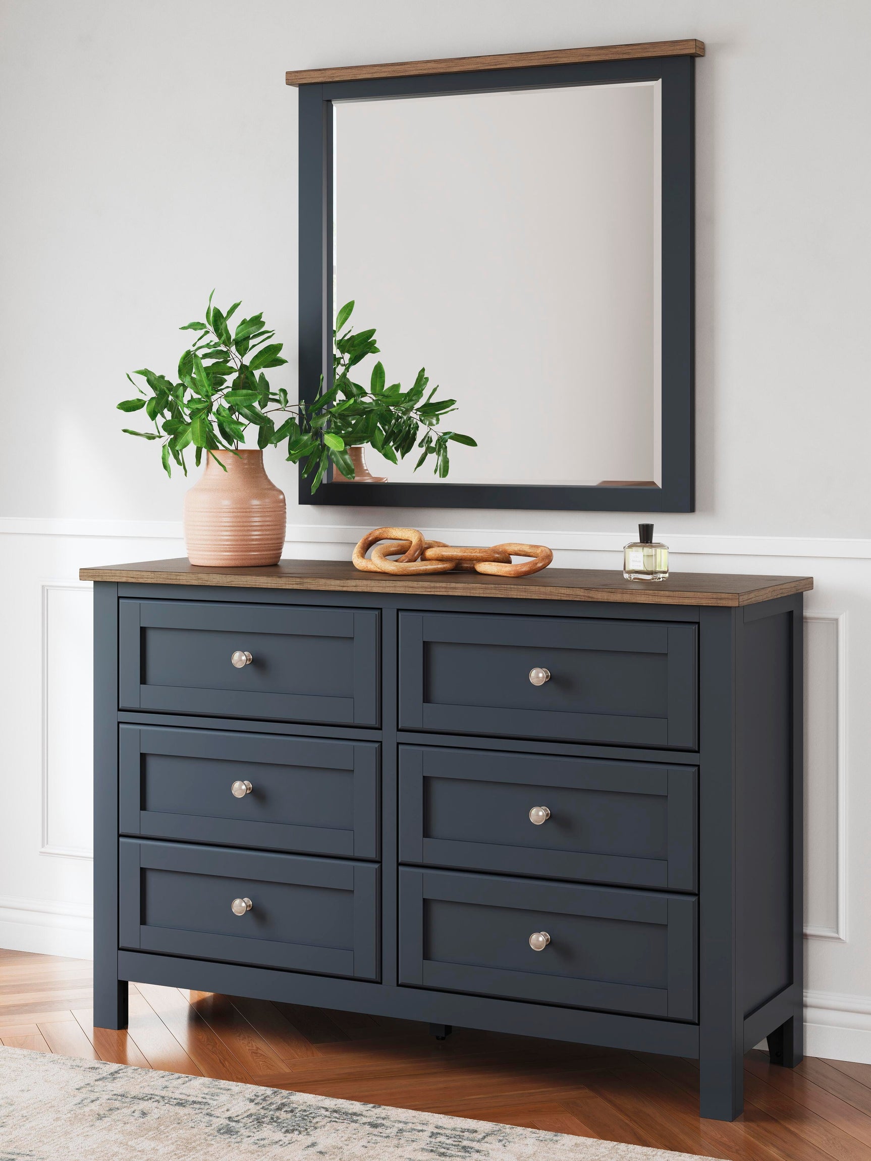 Landocken Queen Panel Bed, Dresser, Mirror and Nightstand - Tampa Furniture Outlet