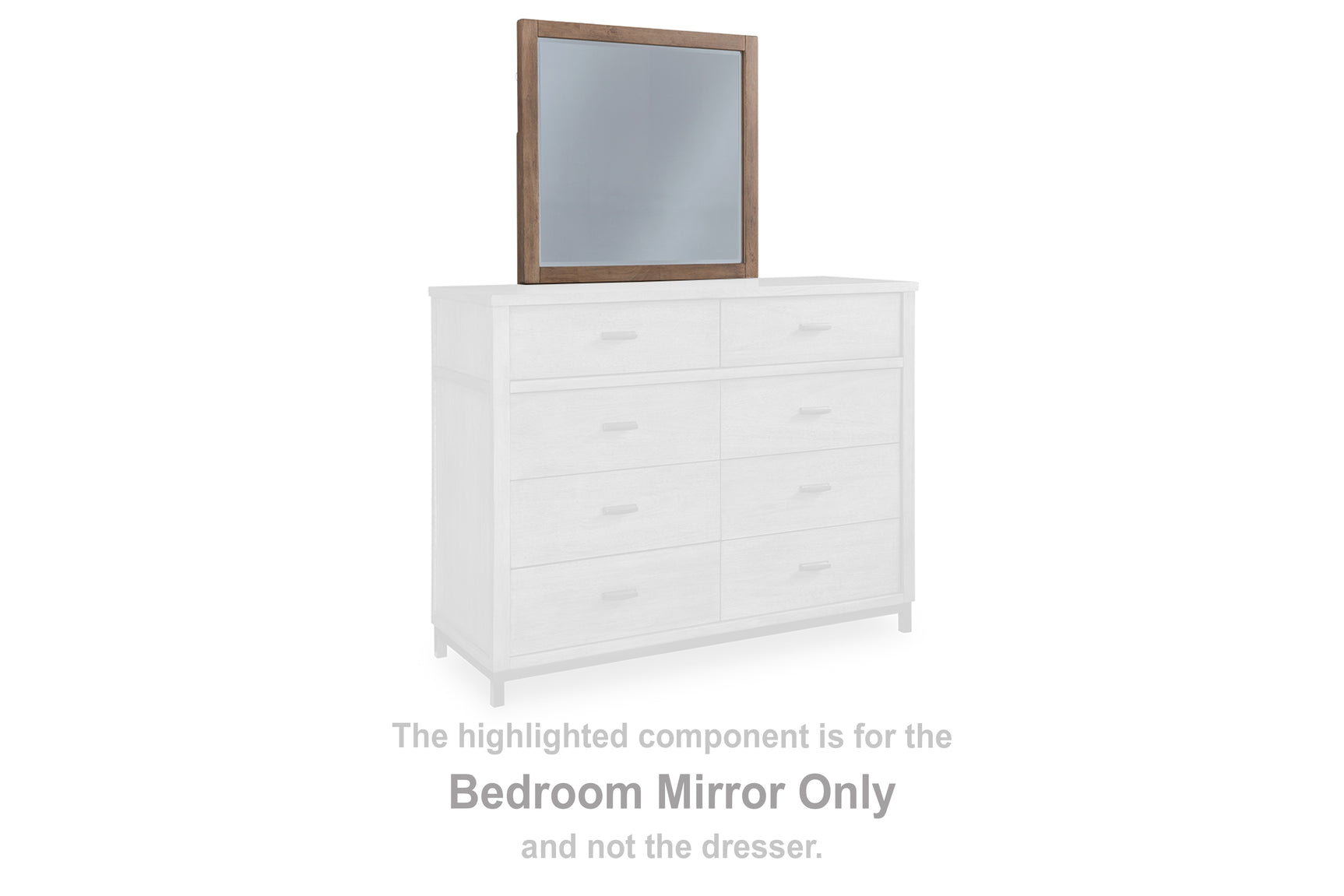 Tampa Furniture Outlet - Ashley Furniture - Tomtyn Bedroom - Bedroom Mirror / Light Brown - B622-36