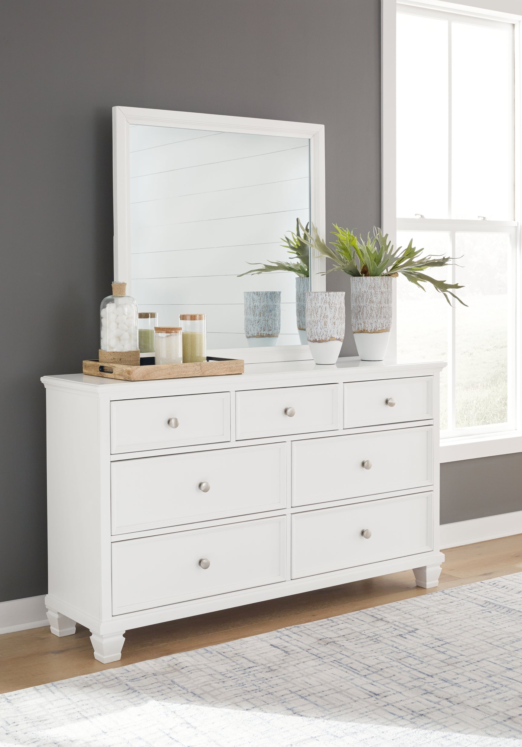 Tampa Furniture Outlet - Ashley Furniture - Fortman Bedroom - Full Panel Storage Bed / White - B680B25
