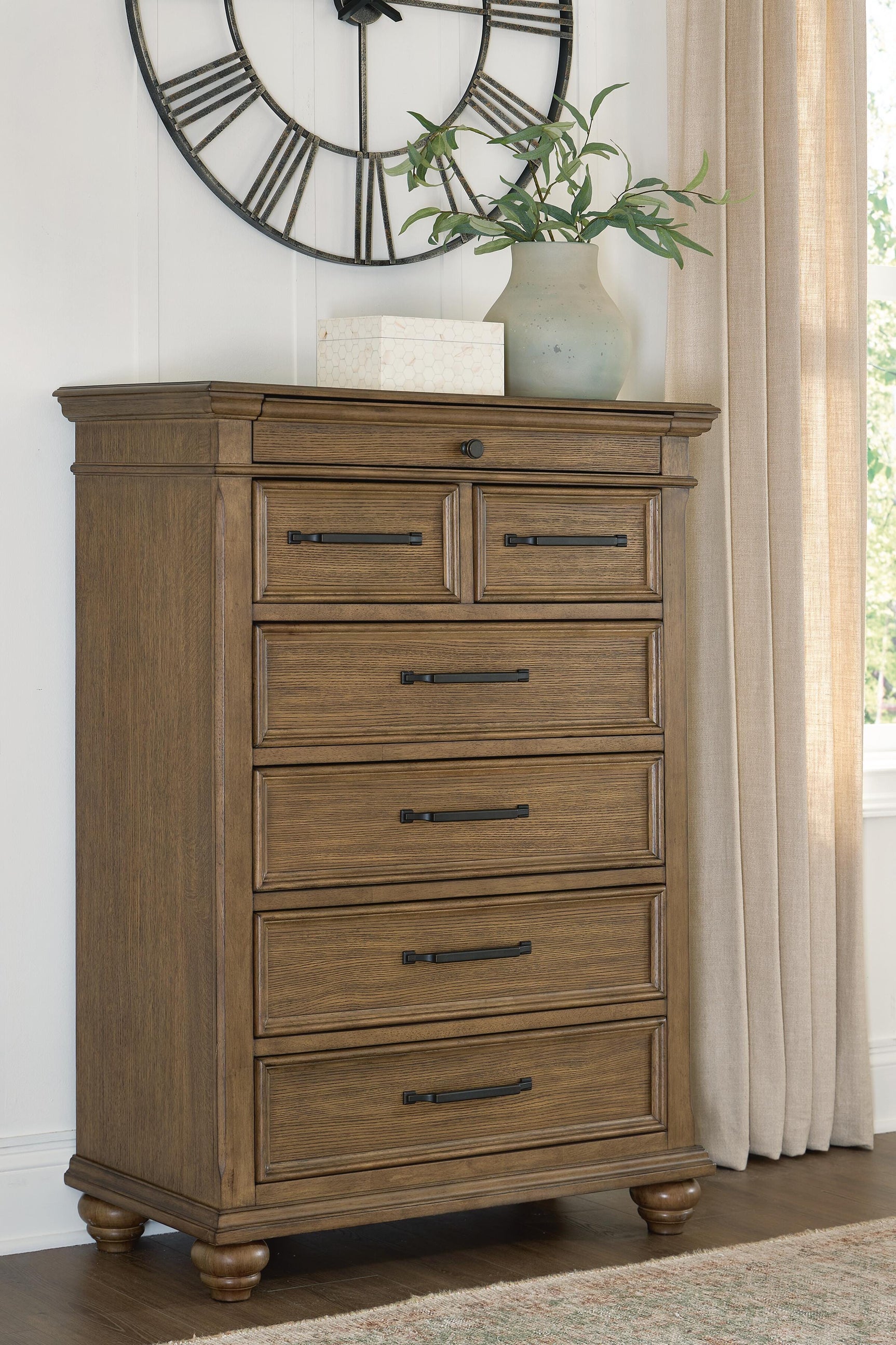Tampa Furniture Outlet - Ashley Furniture - Karallin Bedroom - Seven Drawer Chest - PCB782-46