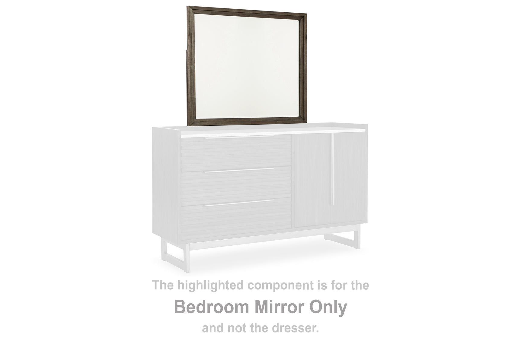 Tampa Furniture Outlet - Ashley Furniture - Arkenton Bedroom - Bedroom Mirror / Grayish Brown - B786-36