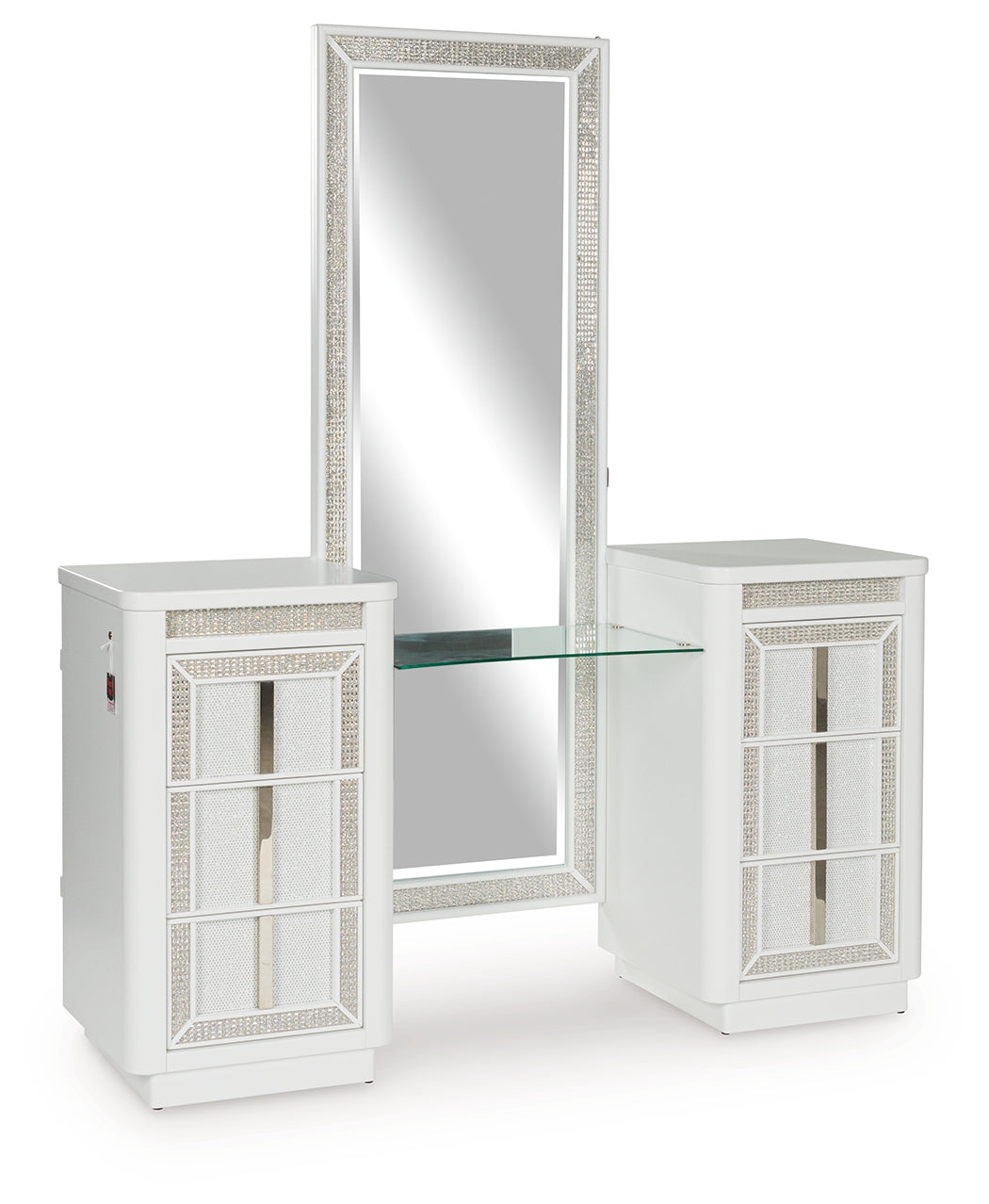 Chalanna Vanity with Mirror - Tampa Furniture Outlet