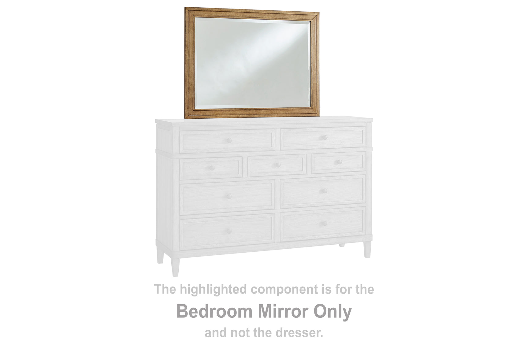 Tampa Furniture Outlet - Ashley Furniture - Sharlance Bedroom - Bedroom Mirror / Brown - B895-36