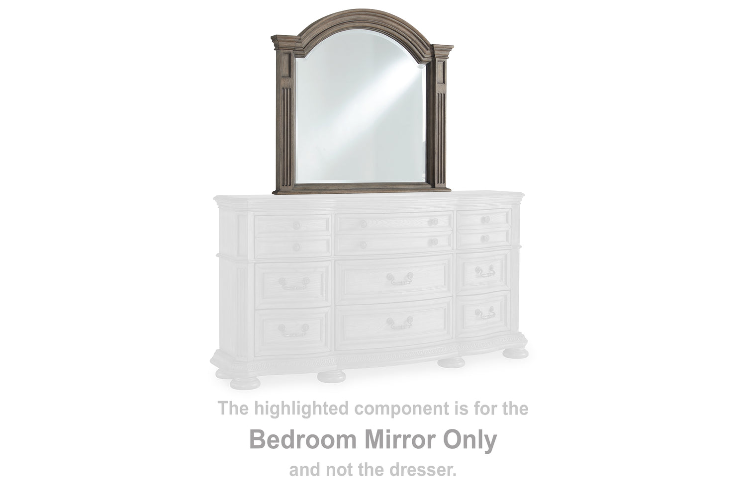 Tampa Furniture Outlet - Ashley Furniture - Ardenfield Bedroom - Bedroom Mirror / Light Brown - B944-36