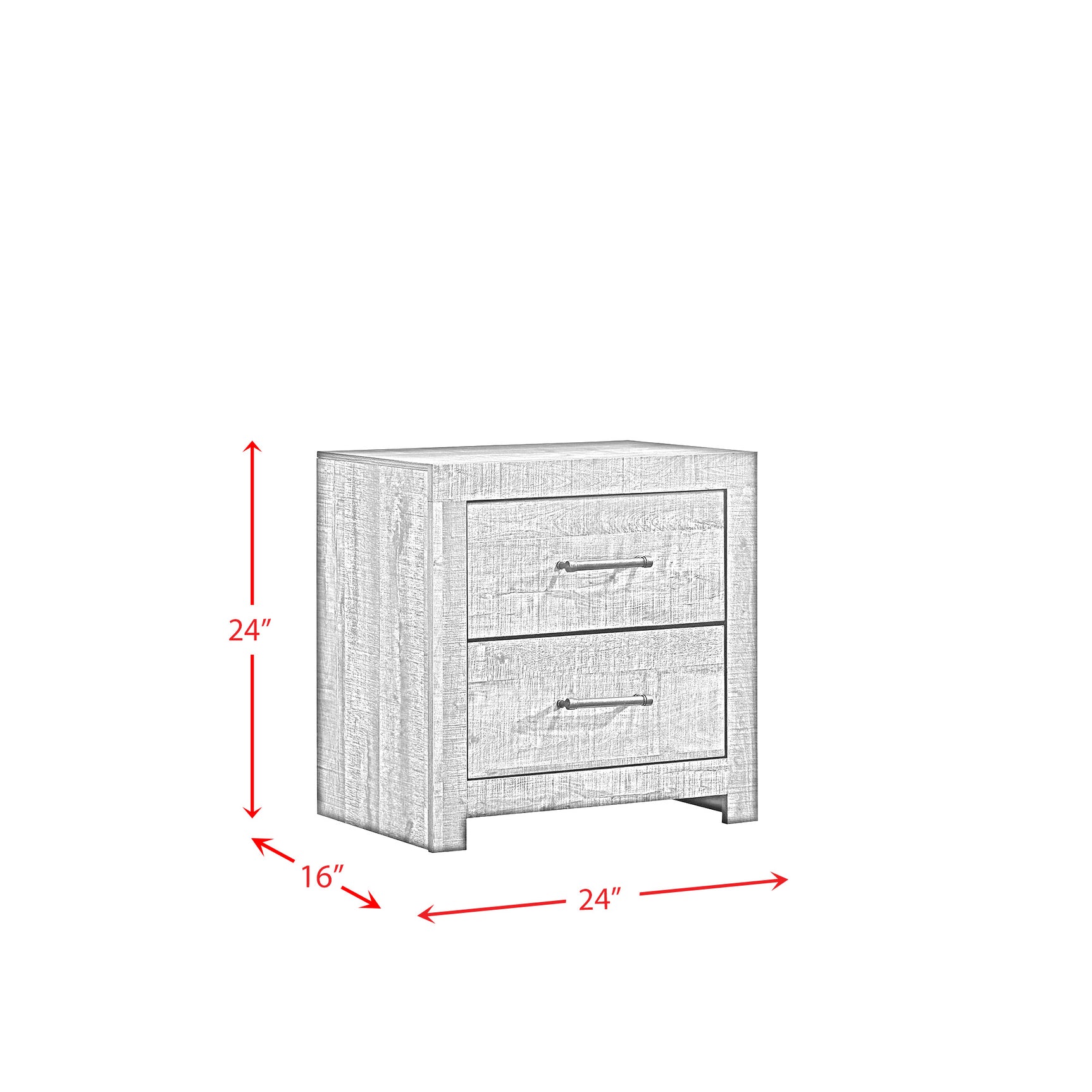 Bailey Nightstand Drift Finish