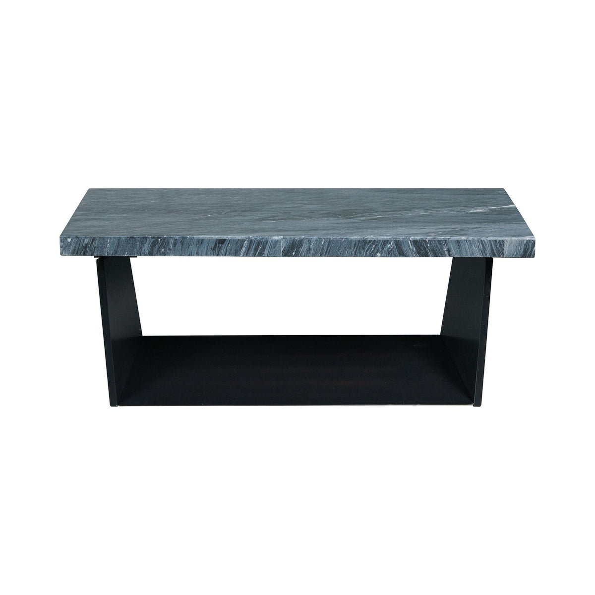 Beckley Coffee Table Complete in Dark Marble Top