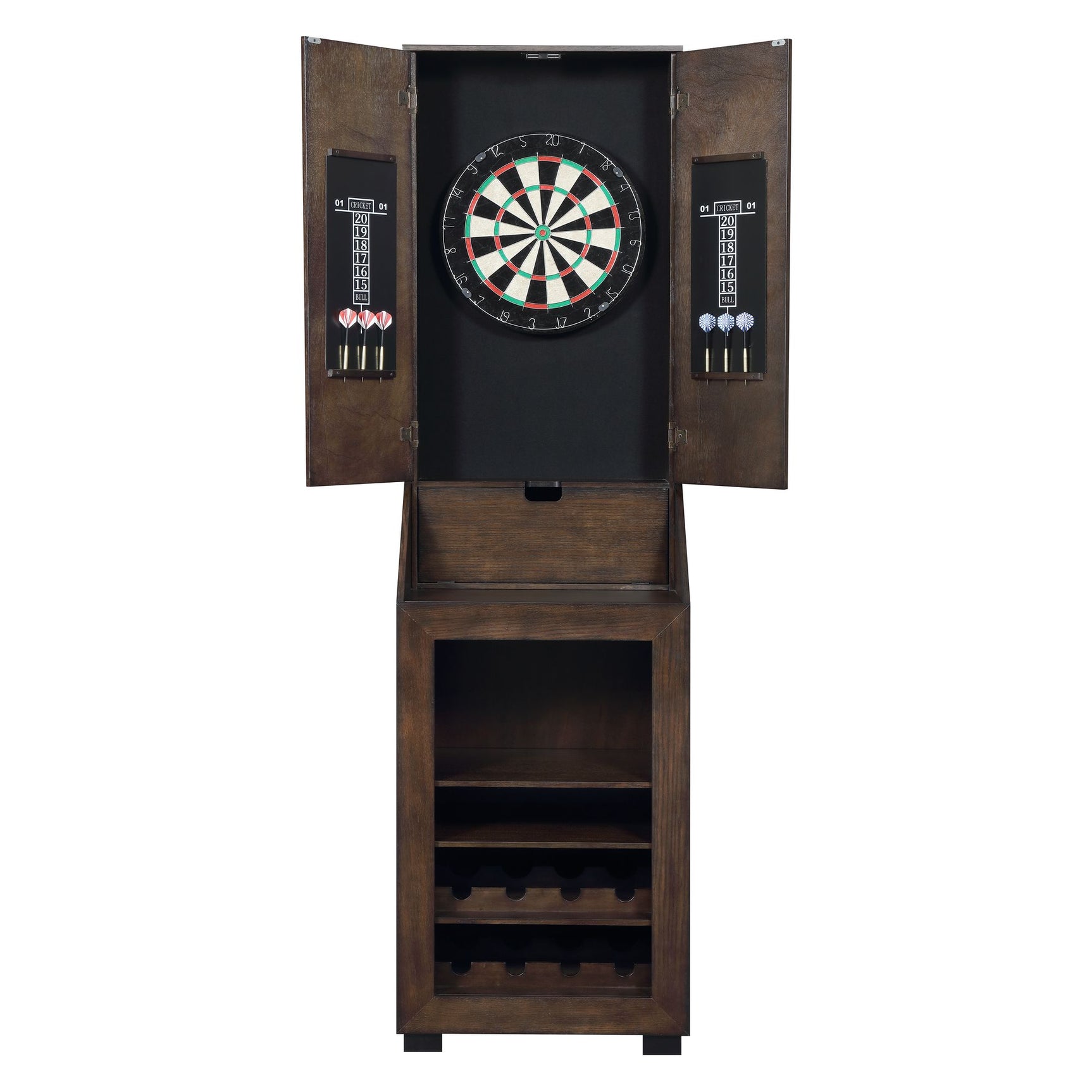 Bones Dartboard Cabinet SSG-120405 Cabinet with Dartboard - Tampa Furniture Outlet