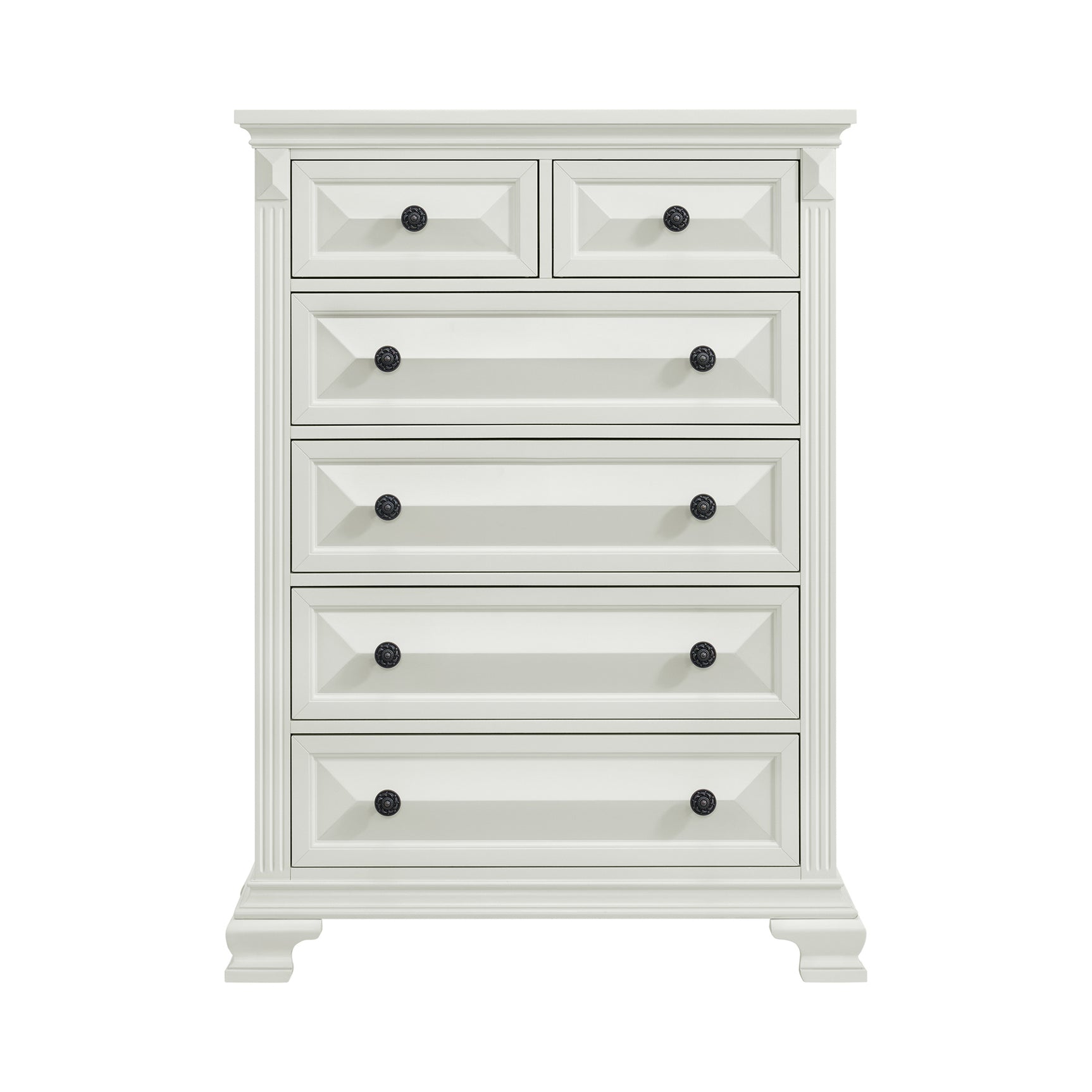 Bridgestone 6-Drawer Chest in Antique White
