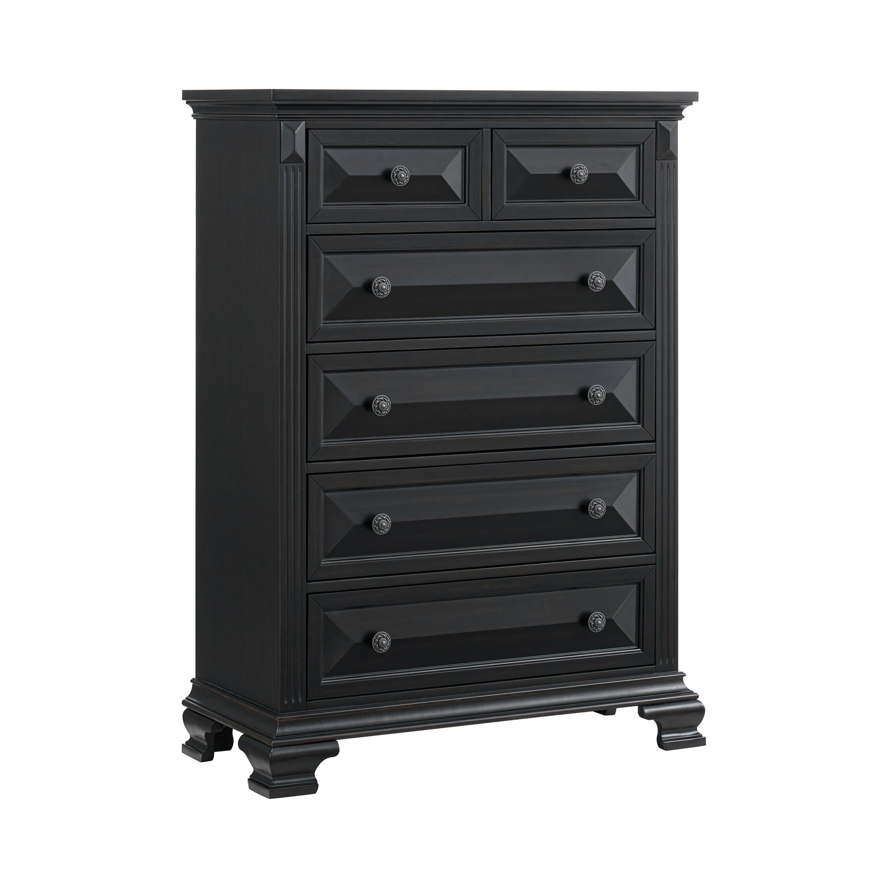 Bridgestone 6-Drawer Chest in Black