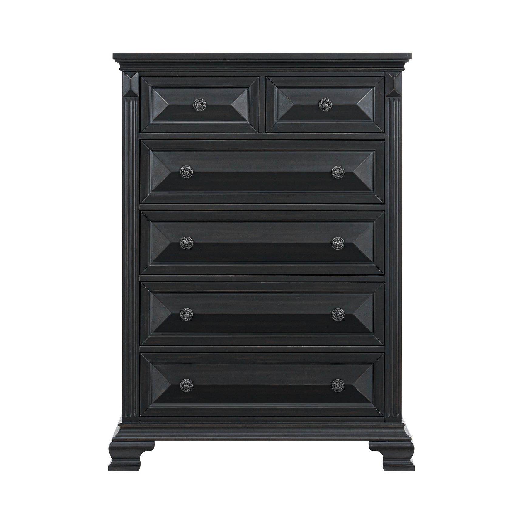 Bridgestone 6-Drawer Chest in Black