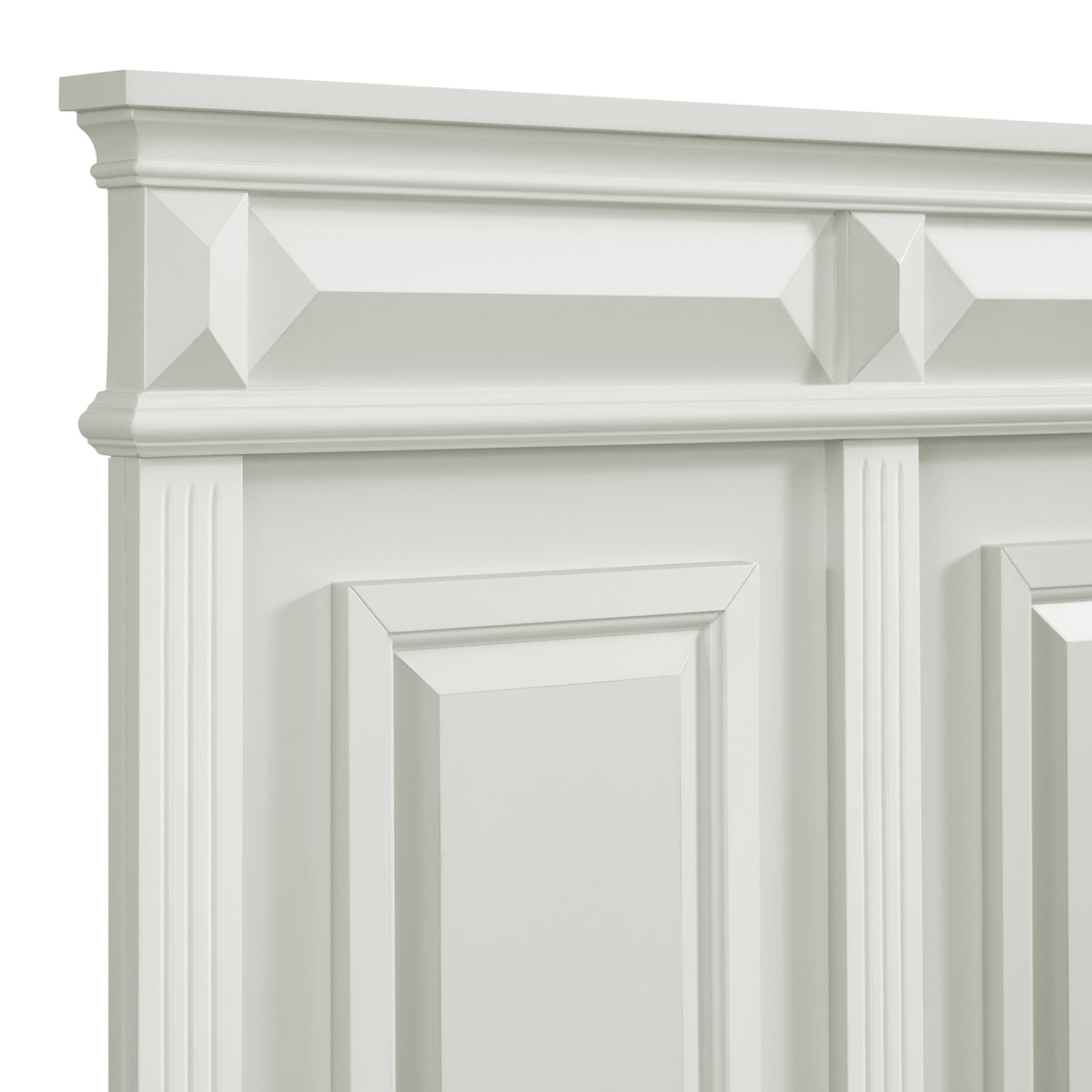 Bridgestone Queen Panel Bed in Antique White